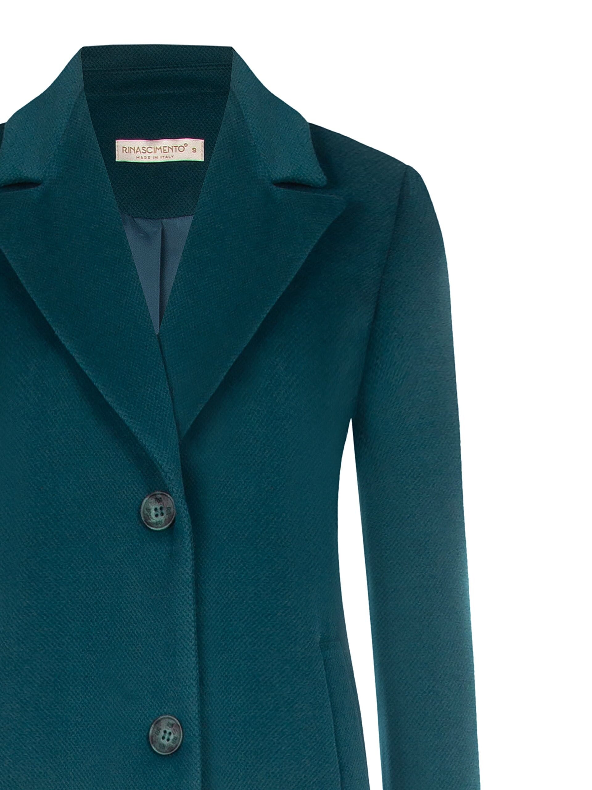 Cappotto Medio Sfiancato In Velour Rinascimento