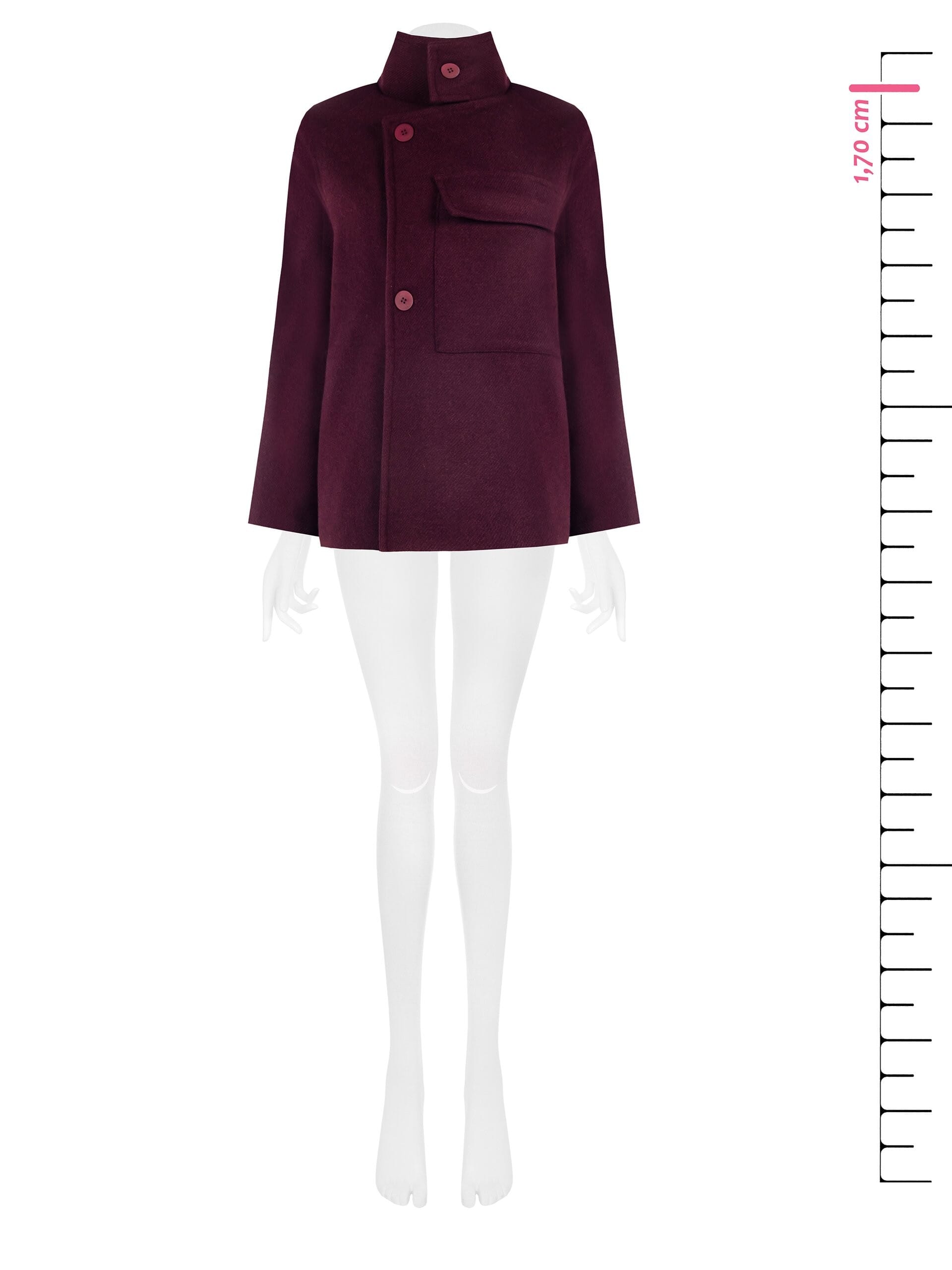 Cappotto Corto Con Tascone Sul Davanti Rinascimento