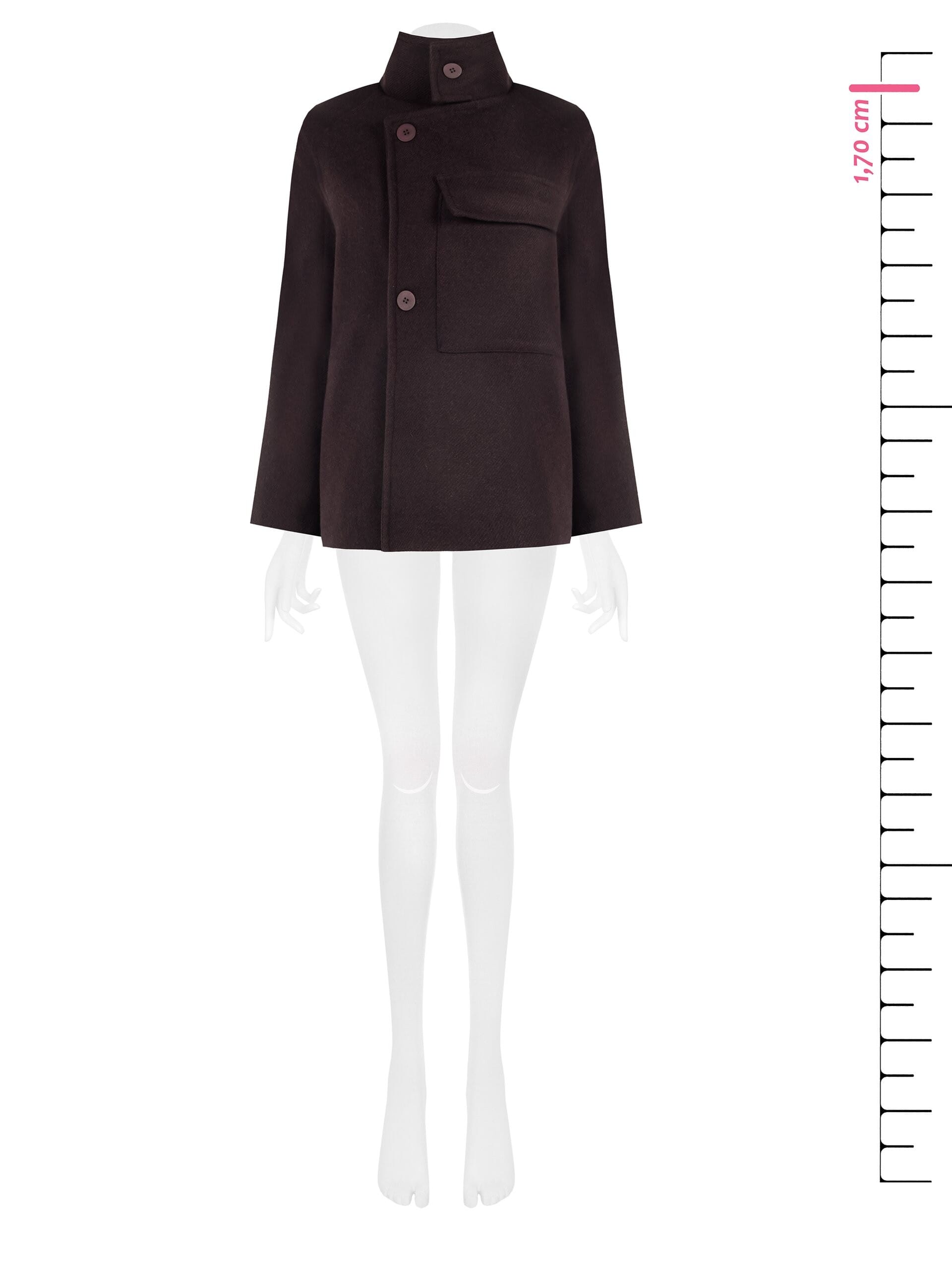 Cappotto Corto Con Tascone Sul Davanti Rinascimento