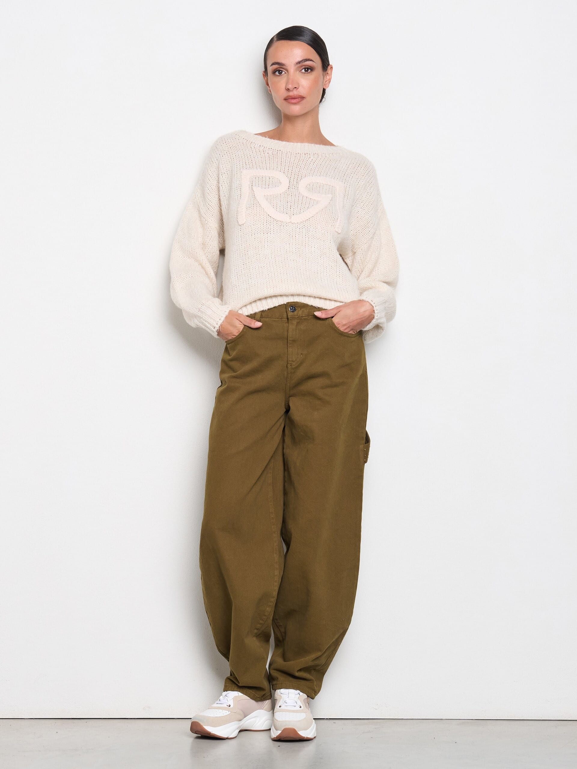 Jeans Bollon Con Dettagli Cargo Rinascimento