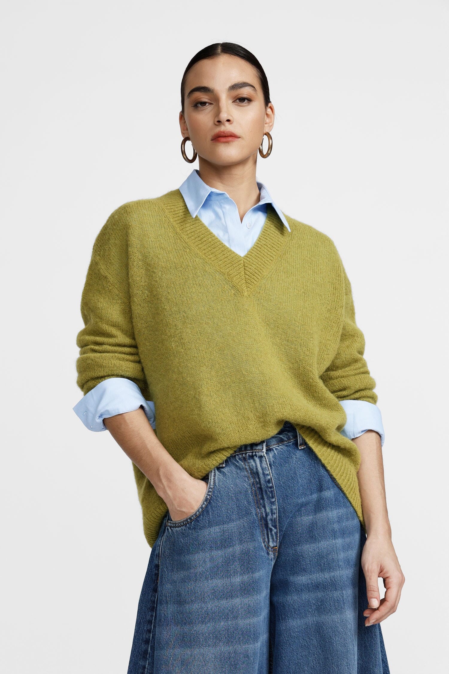 Dixie Long-Sleved Crew Neck Sweater