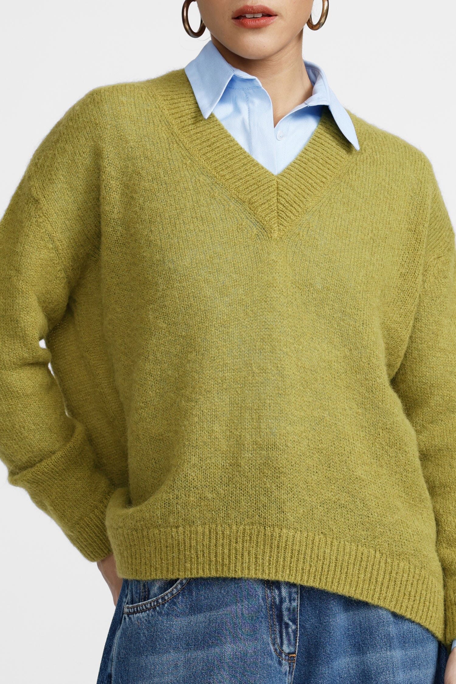 Dixie Long-Sleved Crew Neck Sweater