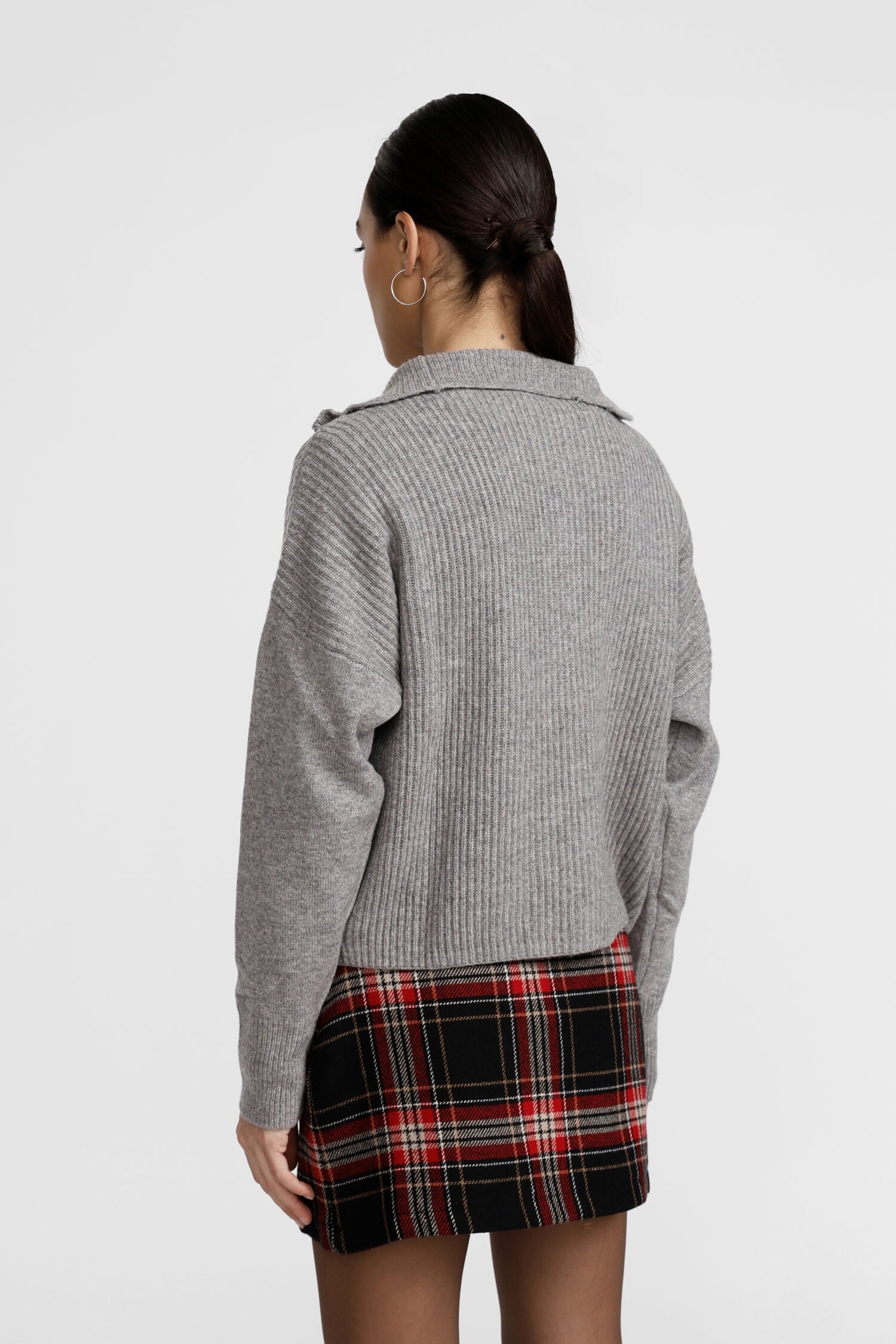 Dixie High Neck Sweater with Zip