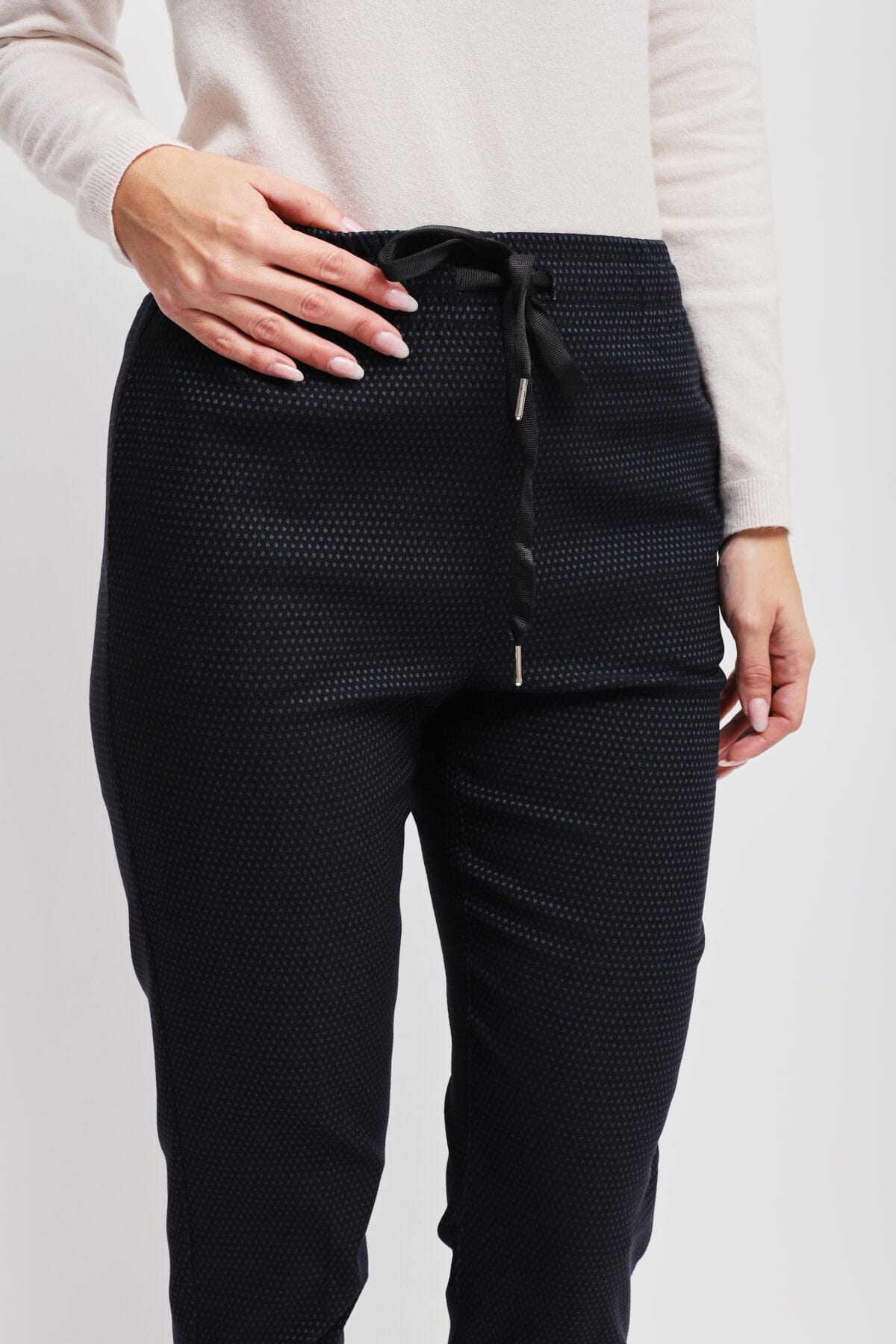 Pantaloni A Fantasia Con Coulisse E Risvolto Maryley