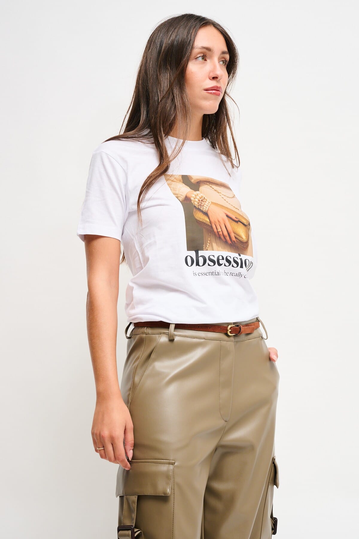 T-Shirt décontracté avec imprimé Maryley