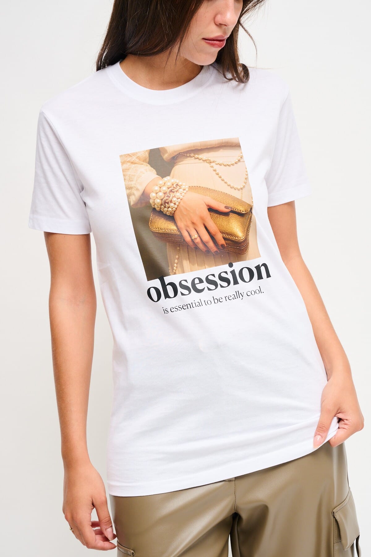 T-Shirt décontracté avec imprimé Maryley