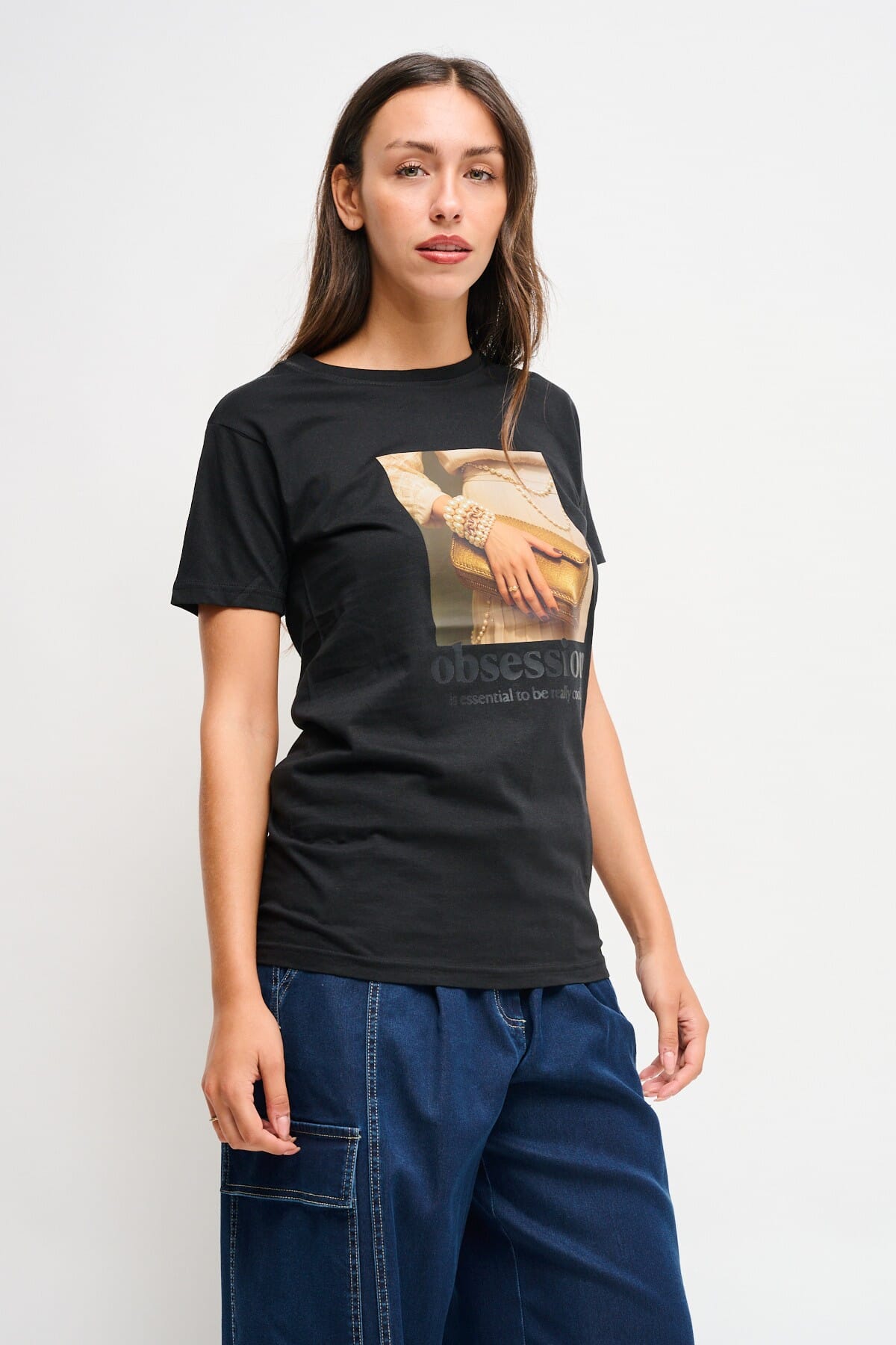 T-Shirt décontracté avec imprimé Maryley