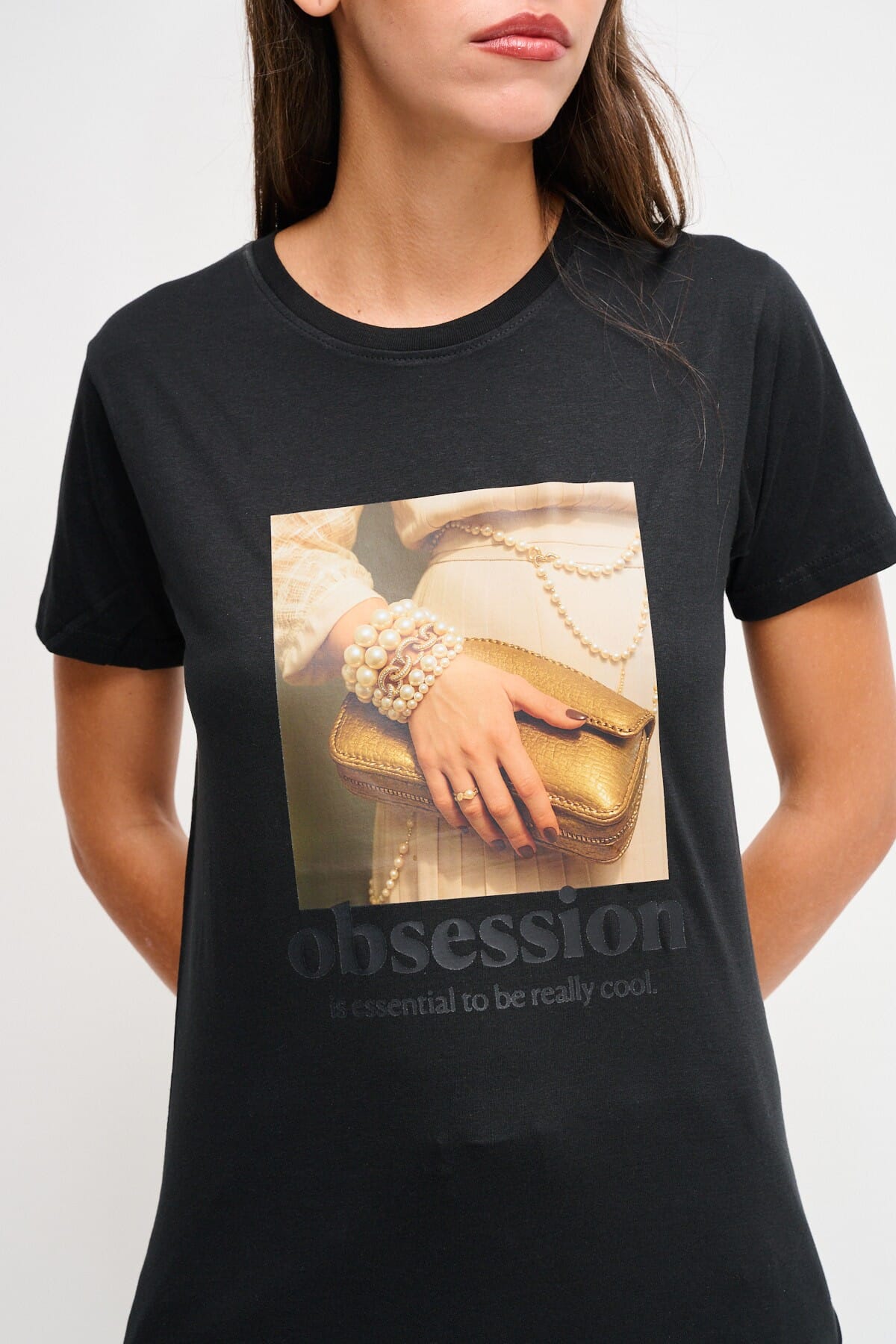 T-Shirt décontracté avec imprimé Maryley