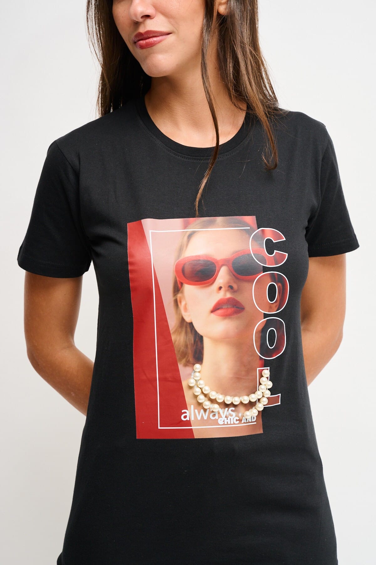 T-Shirt In Cotone Con Stampa Maryley