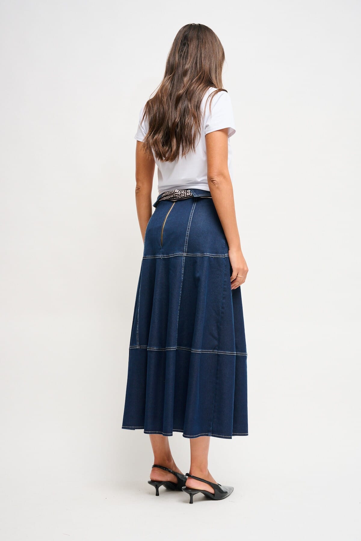 Gonna In Denim Con Fusciacca Maryley