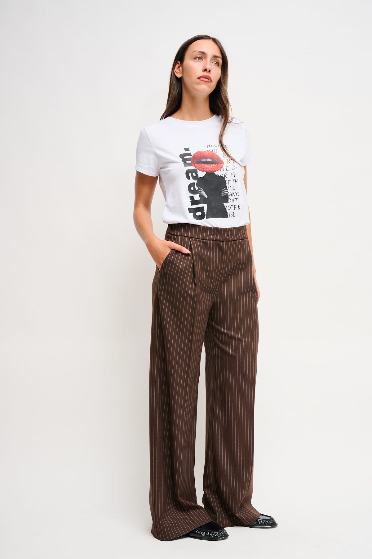 Pantaloni A Palazzo Gessati Maryley