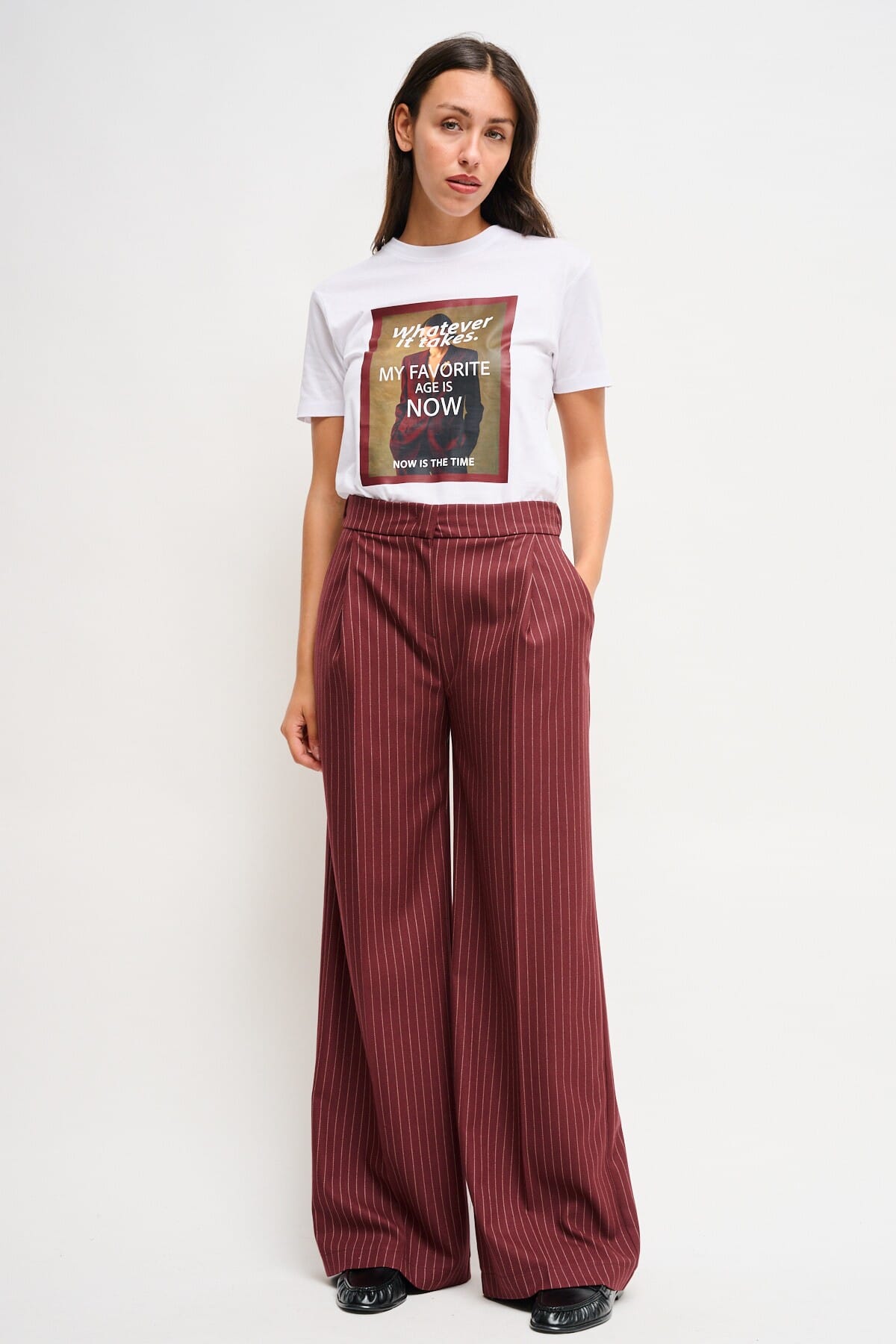 Pantaloni A Palazzo Gessati Maryley