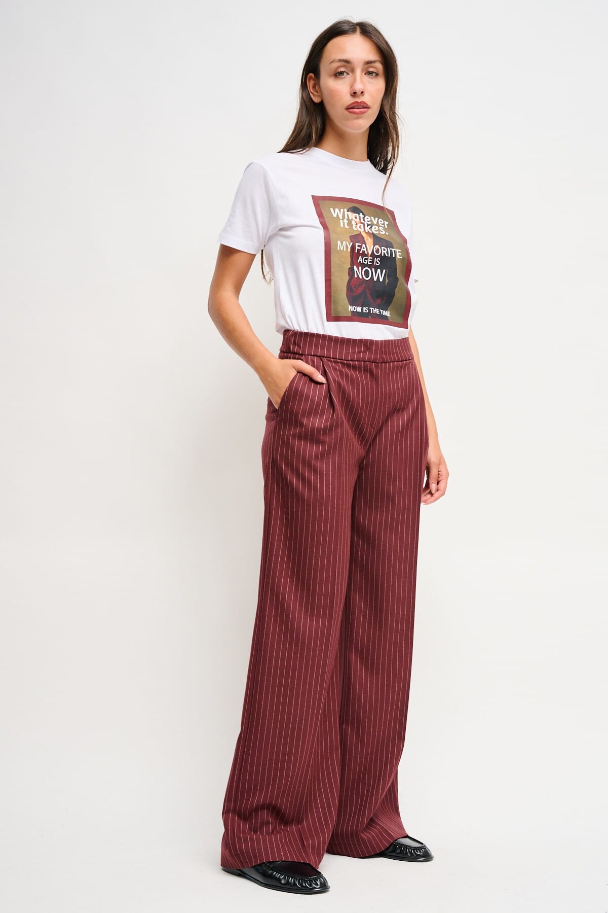 Pantaloni A Palazzo Gessati Maryley