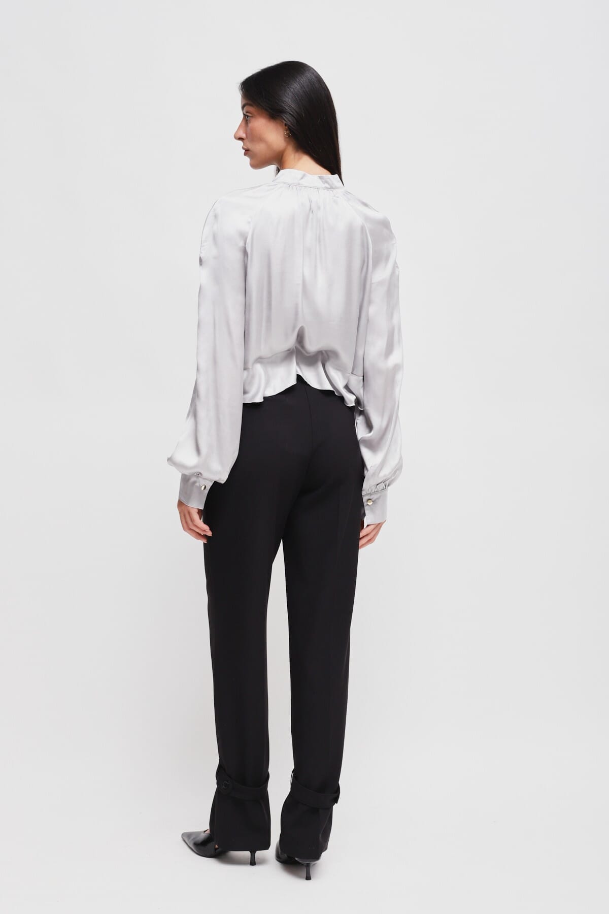 Pantaloni Con Cinturino Sul Fondo Maryley