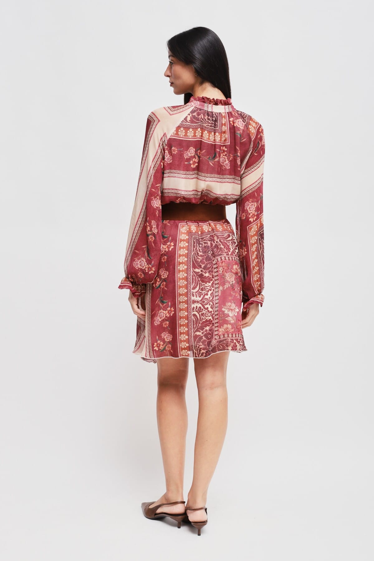 Abito Corto A Fantasia In Viscosa Maryley