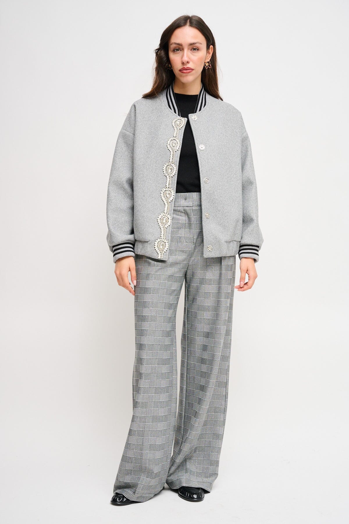 Bomber Con Dettaglio Gioiello Maryley