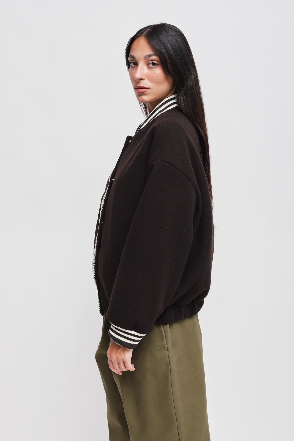 Bomber Con Dettaglio Gioiello Maryley