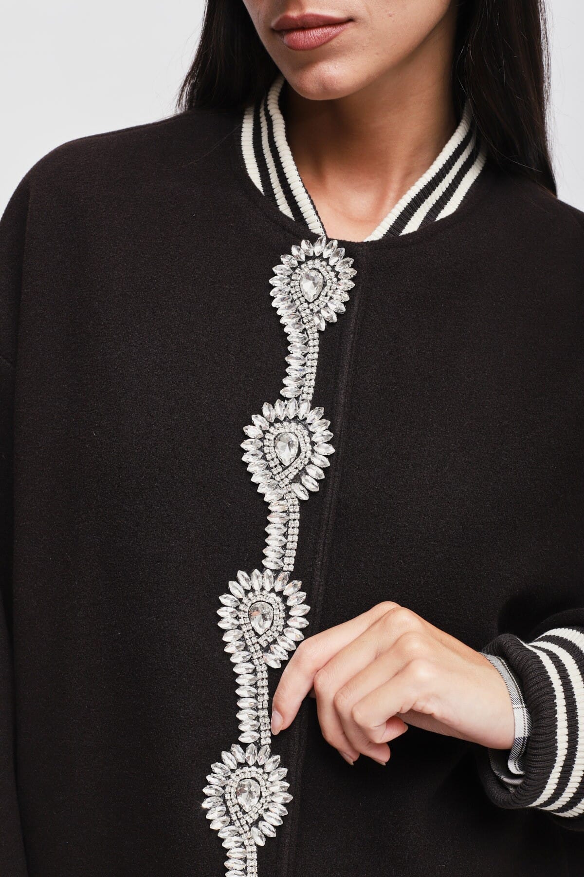 Bomber Con Dettaglio Gioiello Maryley