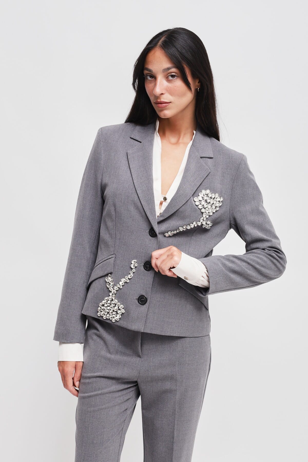 Giacca Con Applicazioni Strass Maryley