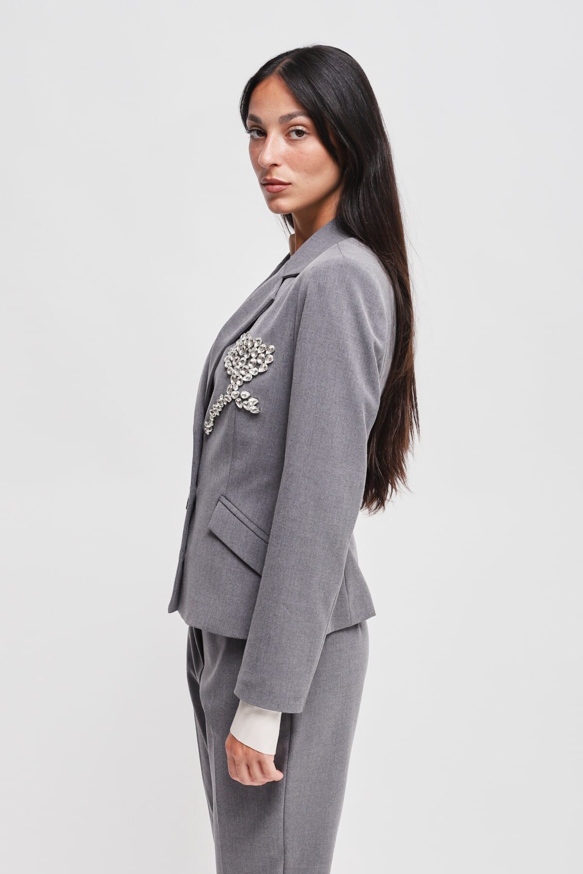 Giacca Con Applicazioni Strass Maryley