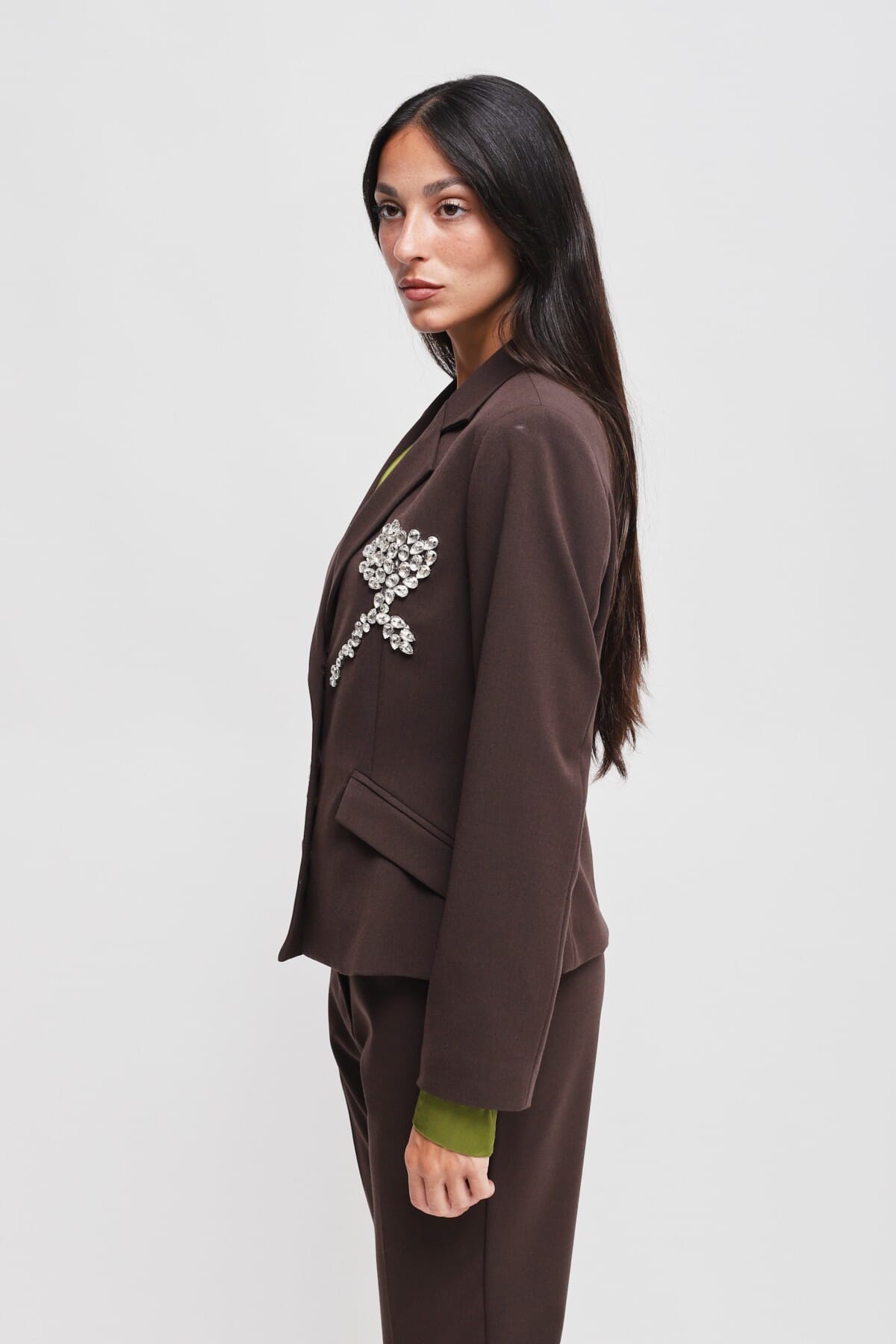 Giacca Con Applicazioni Strass Maryley