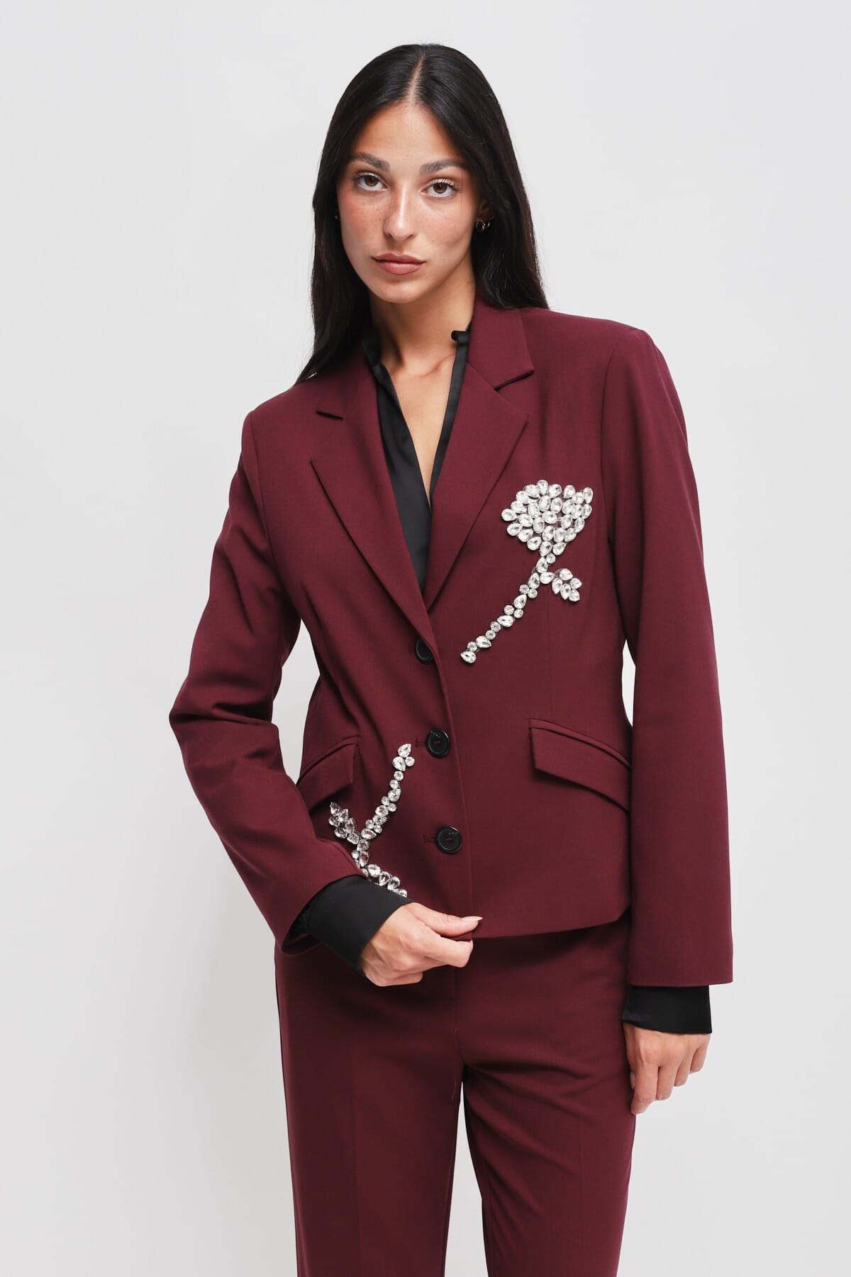 Giacca Con Applicazioni Strass Maryley