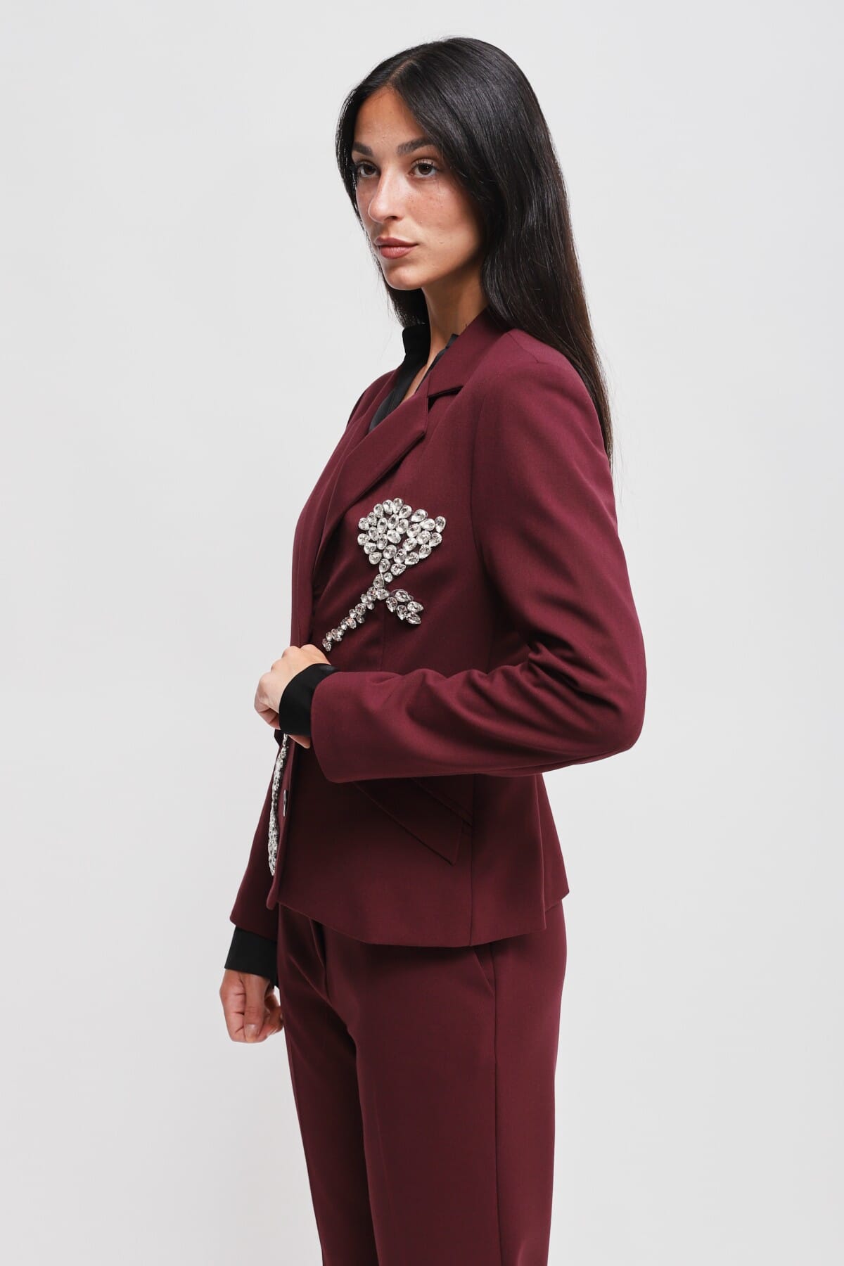 Giacca Con Applicazioni Strass Maryley