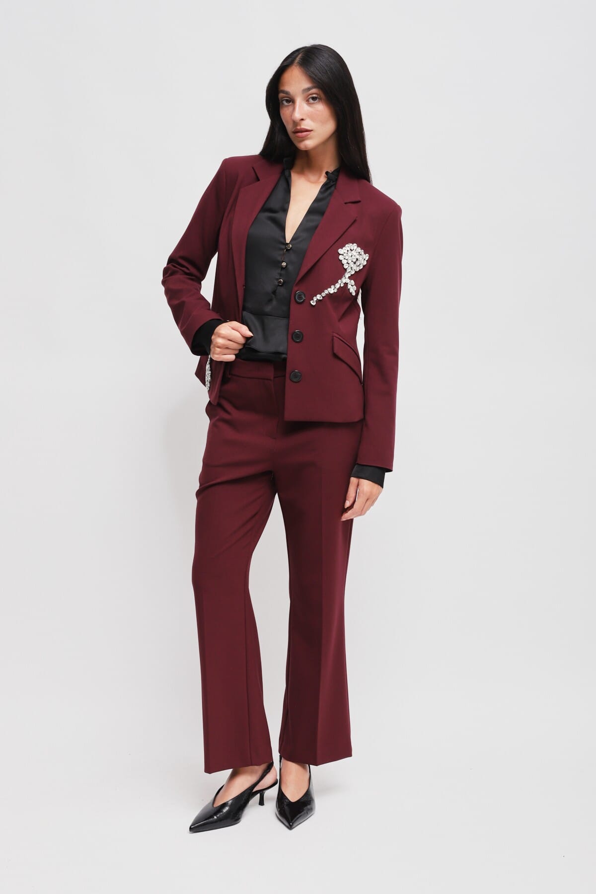 Giacca Con Applicazioni Strass Maryley