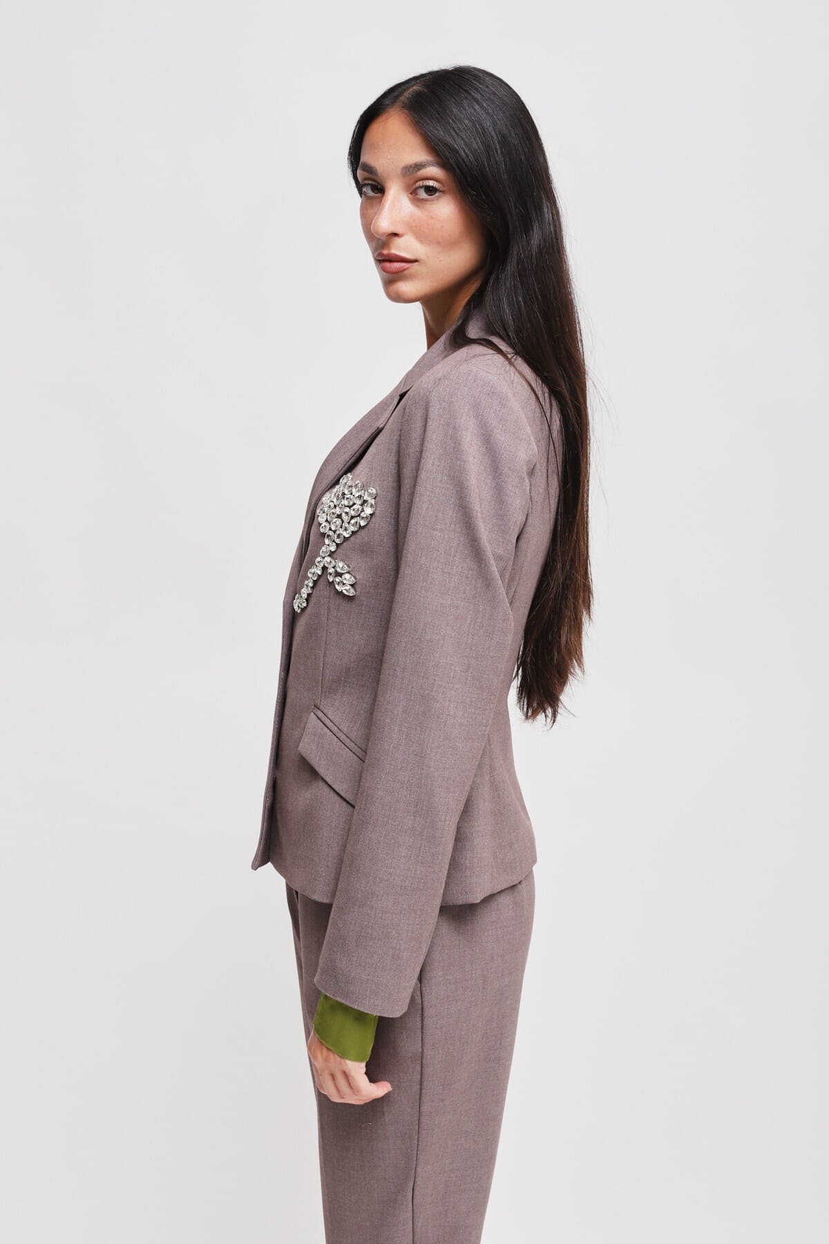 Giacca Con Applicazioni Strass Maryley