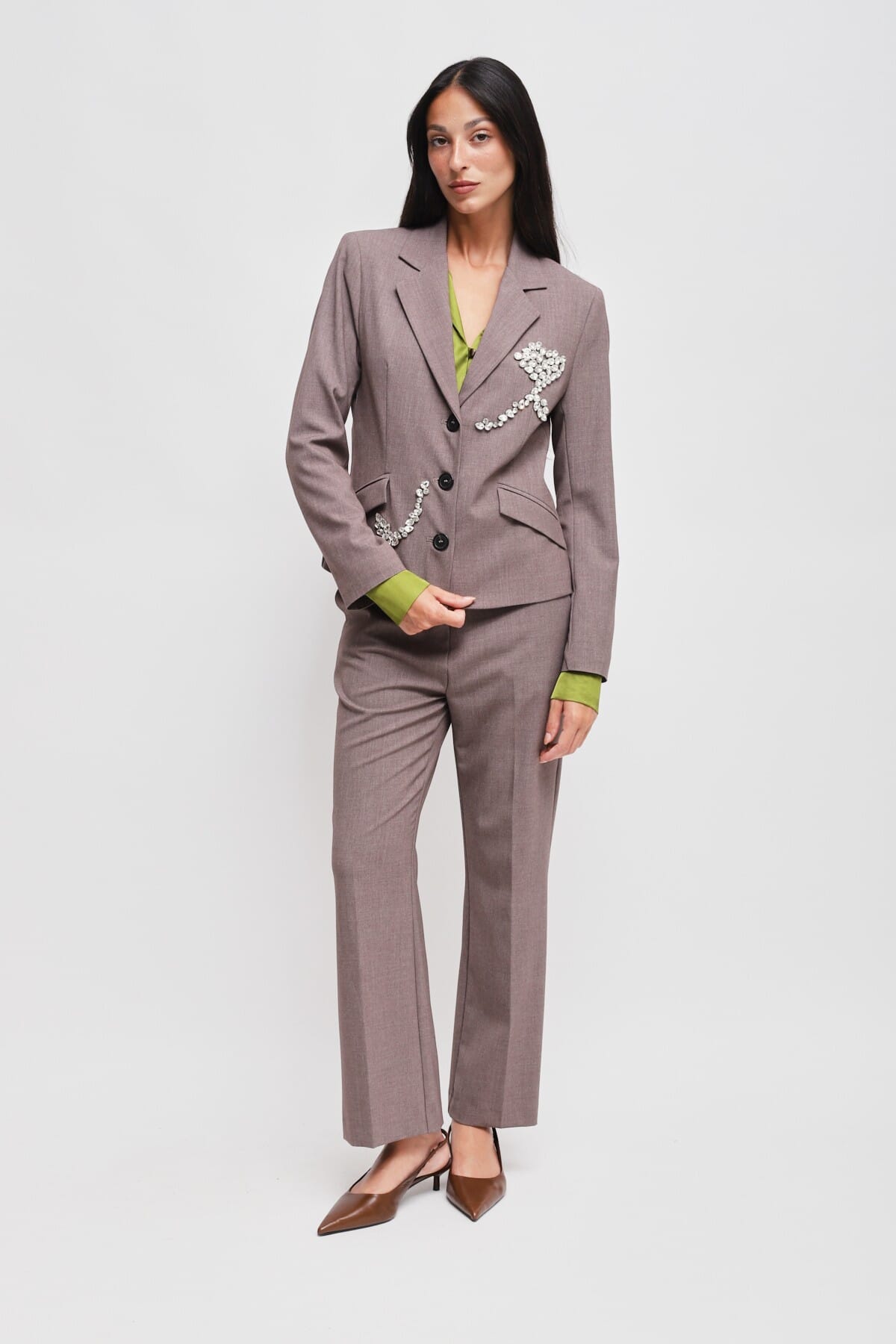 Giacca Con Applicazioni Strass Maryley