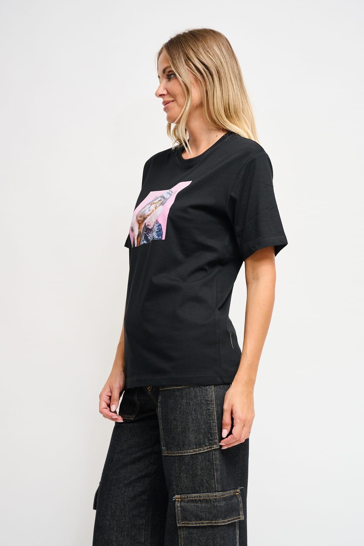 T-Shirt Casual Chic Con Stampa Maryley