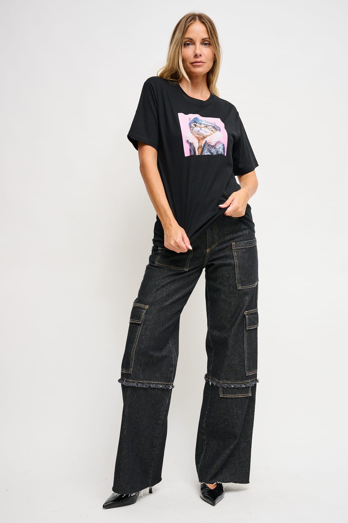 T-Shirt Casual Chic Con Stampa Maryley