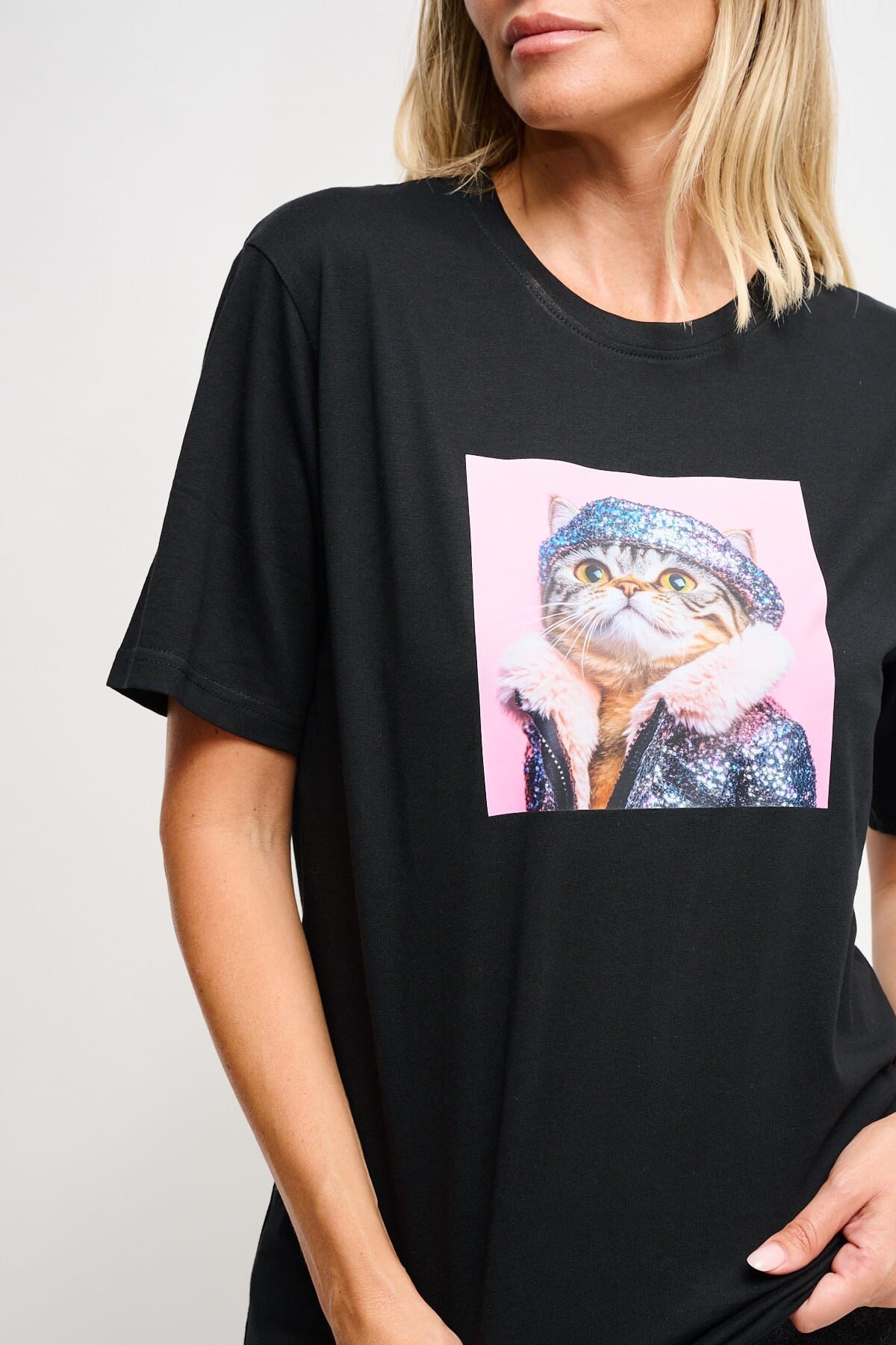 T-Shirt Casual Chic Con Stampa Maryley