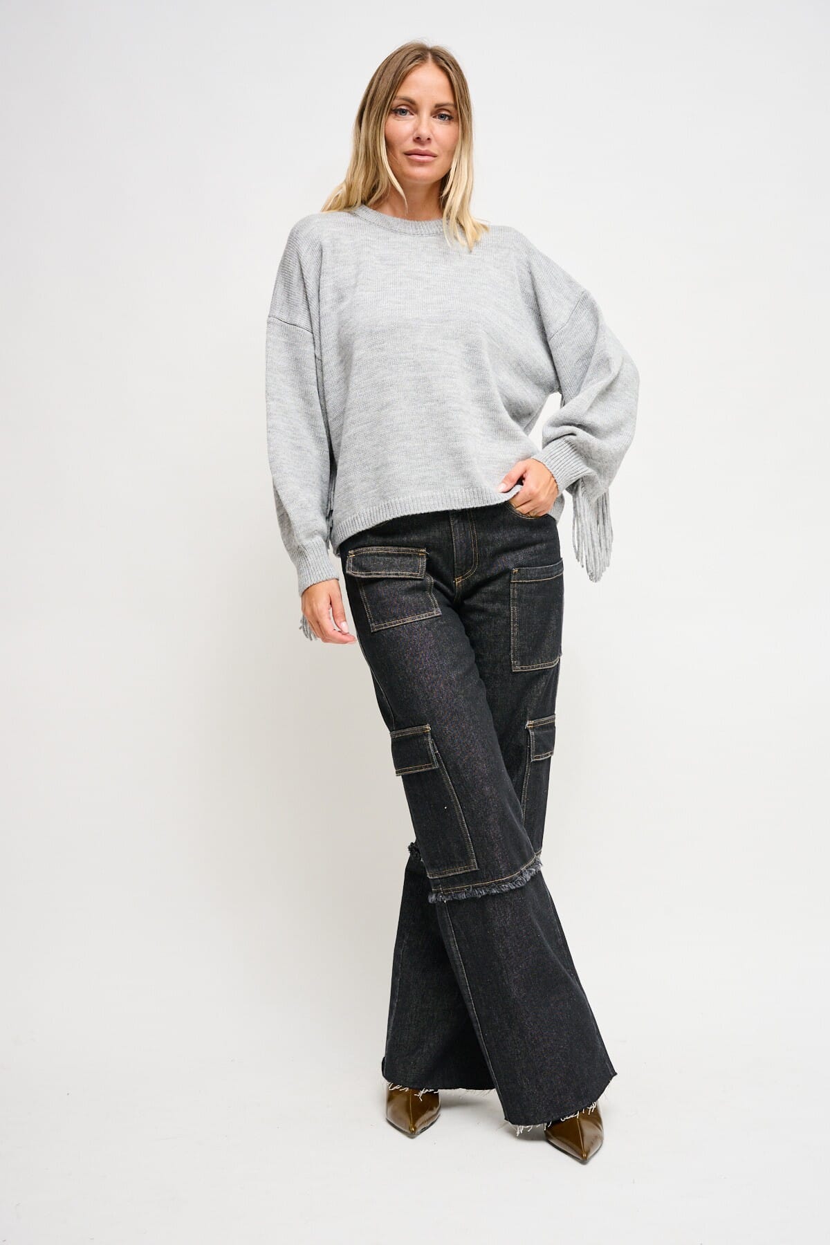 Maryley Fringed Sweater