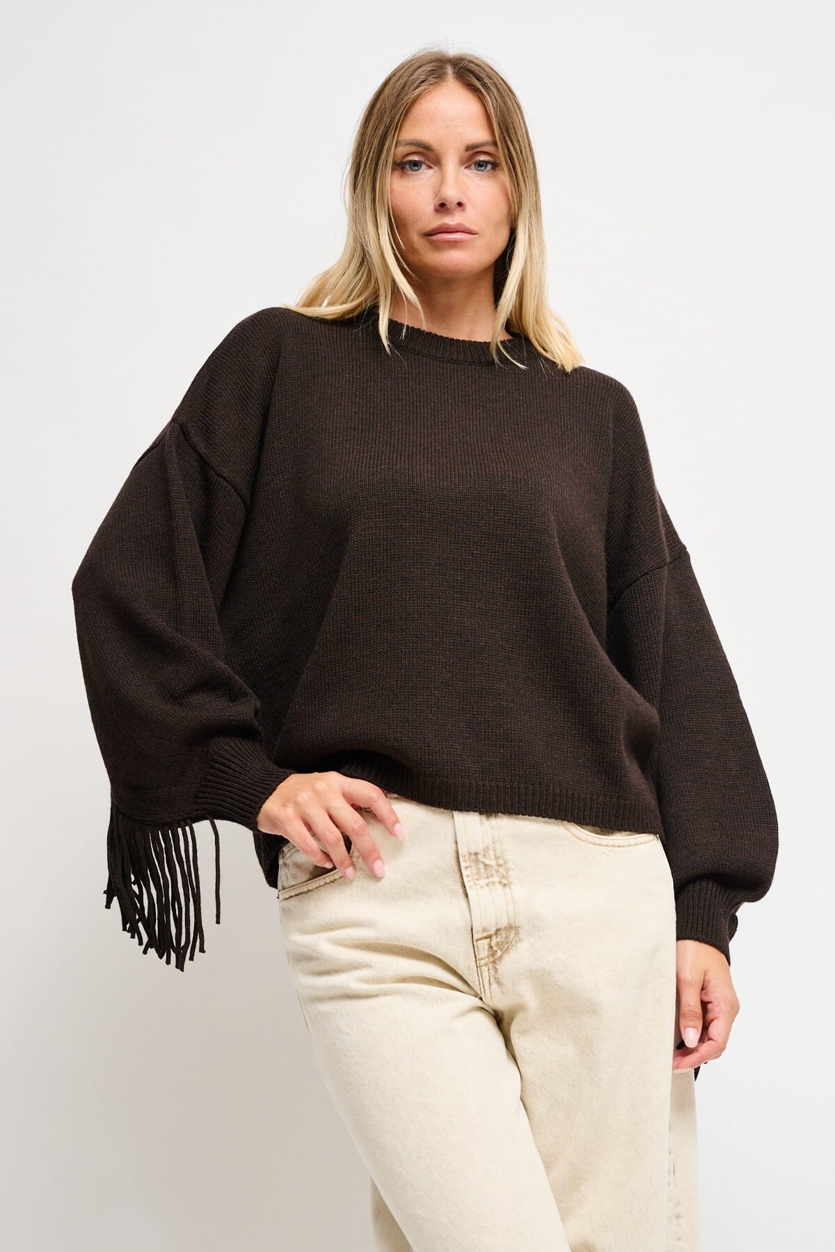 Maryley Fringed Sweater