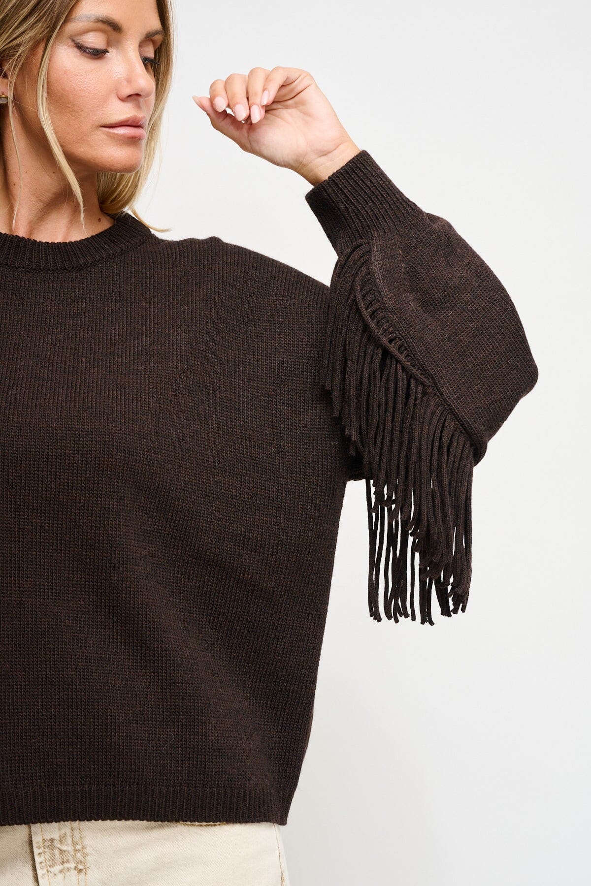 Maryley Fringed Sweater