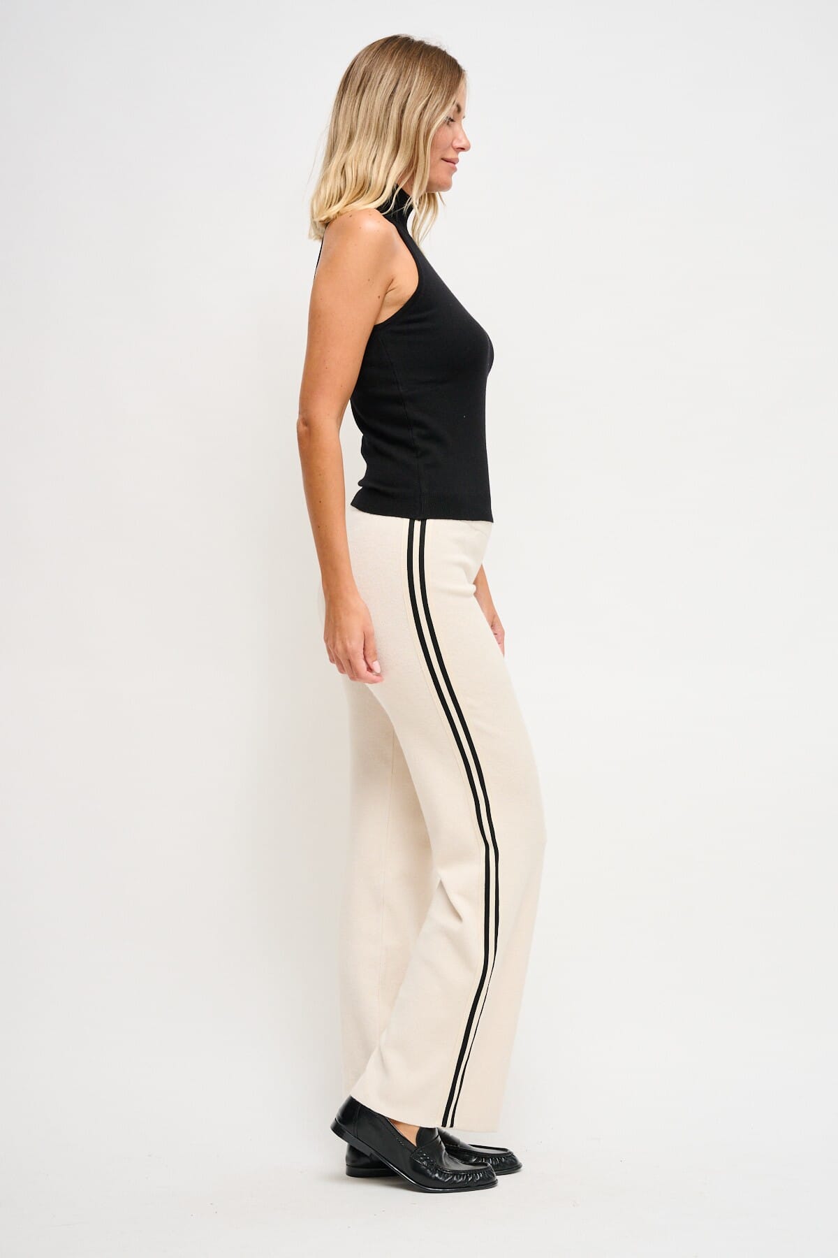 Pantaloni In Maglia Con Bande Laterali Maryley