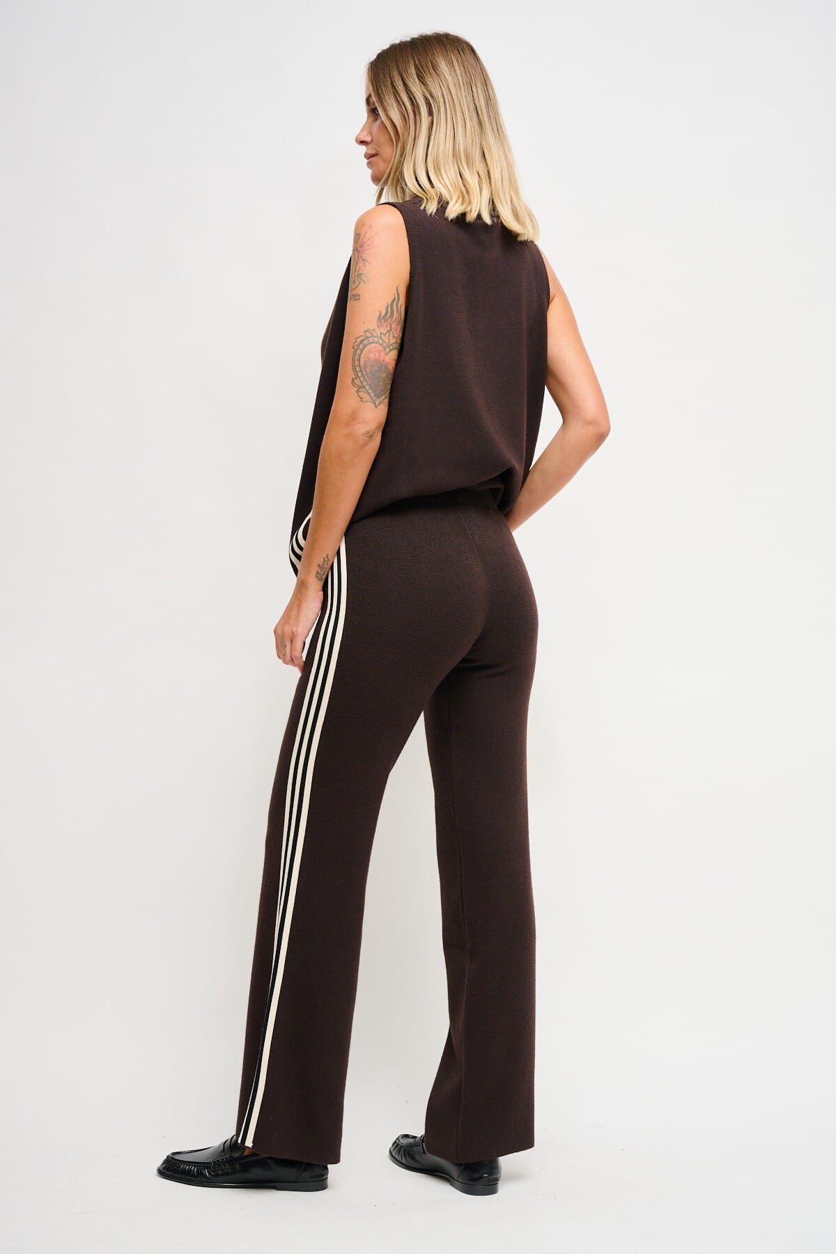 Pantaloni In Maglia Con Bande Laterali Maryley