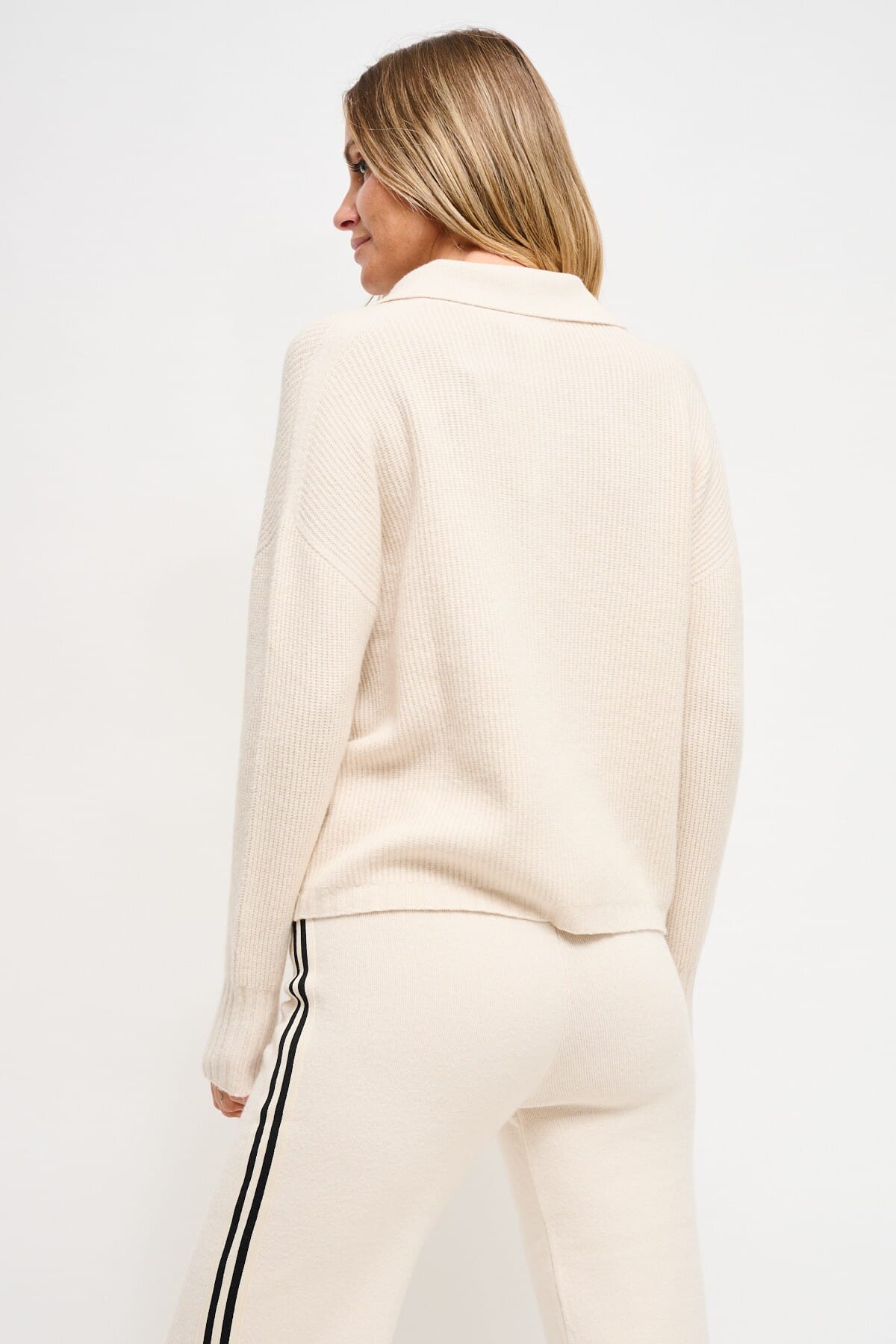 Polo en maille Maryley avec bande latérale