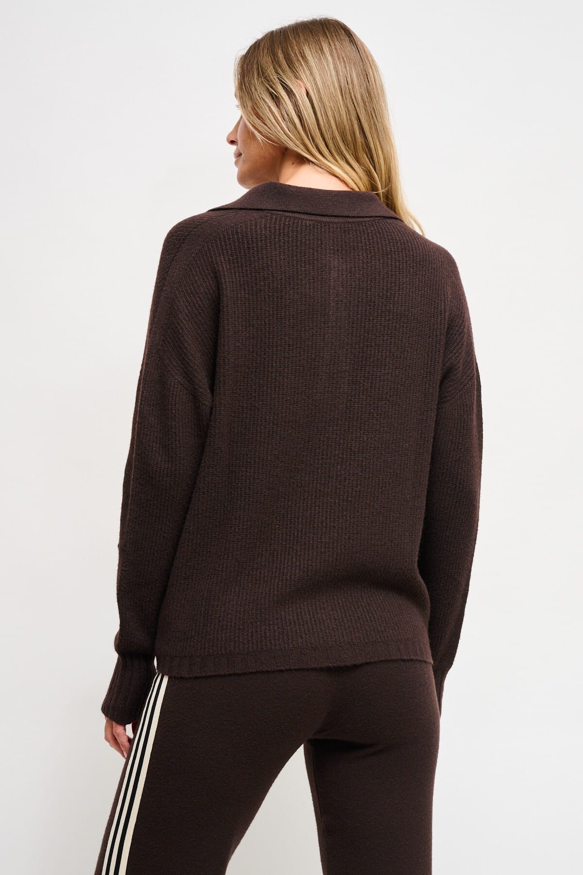 Polo en maille Maryley avec bande latérale