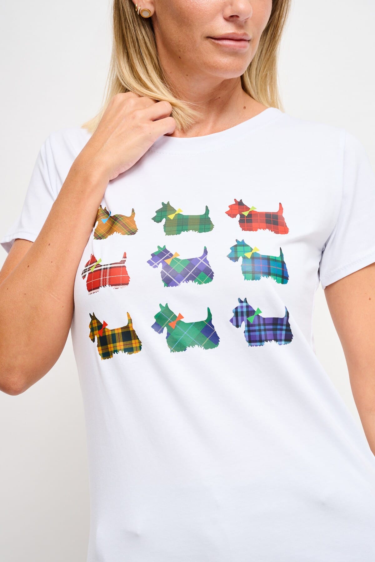 T-Shirt Casual In Cotone Con Stampa Maryley