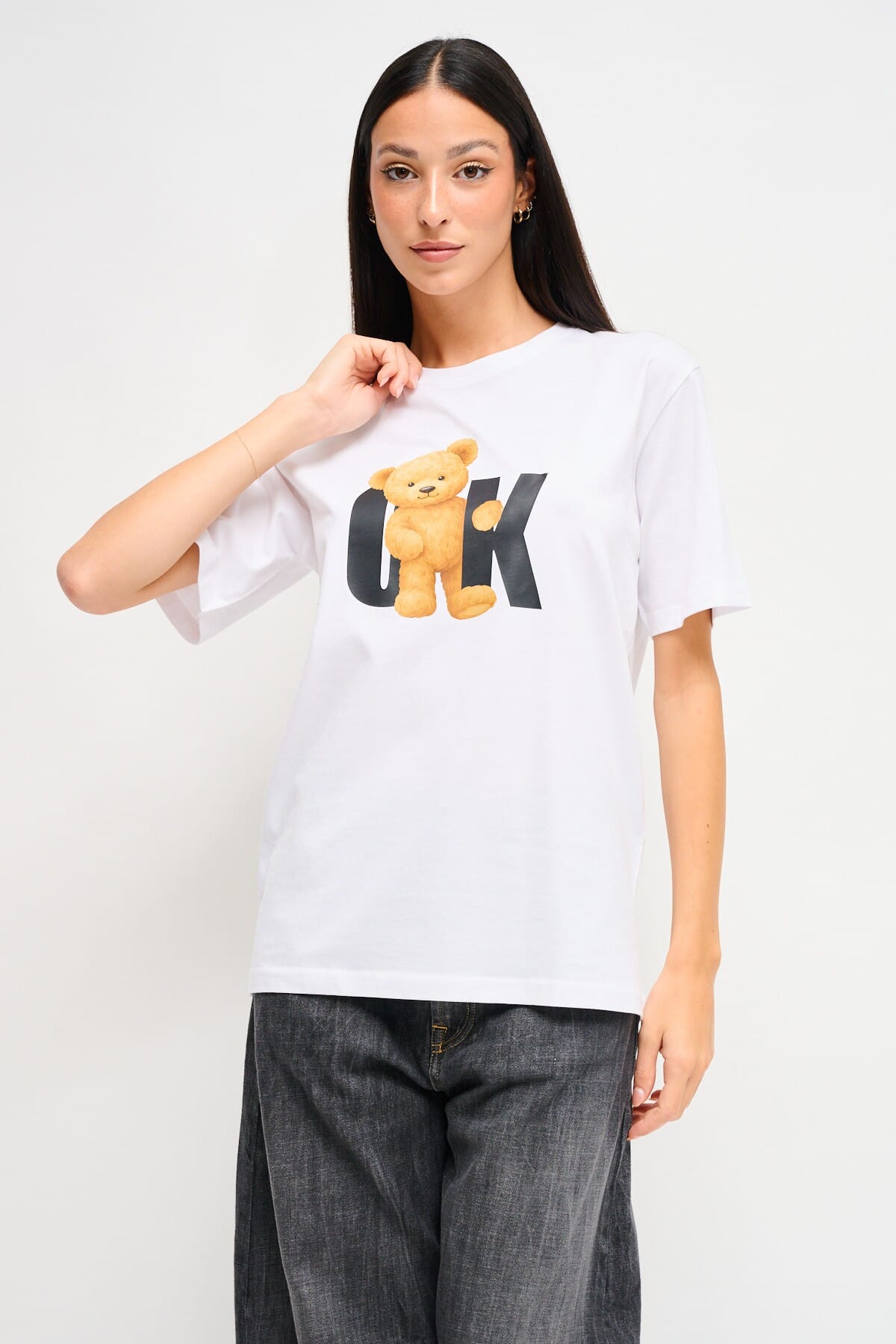 T-Shirt Casual Chic Con Stampa Maryley