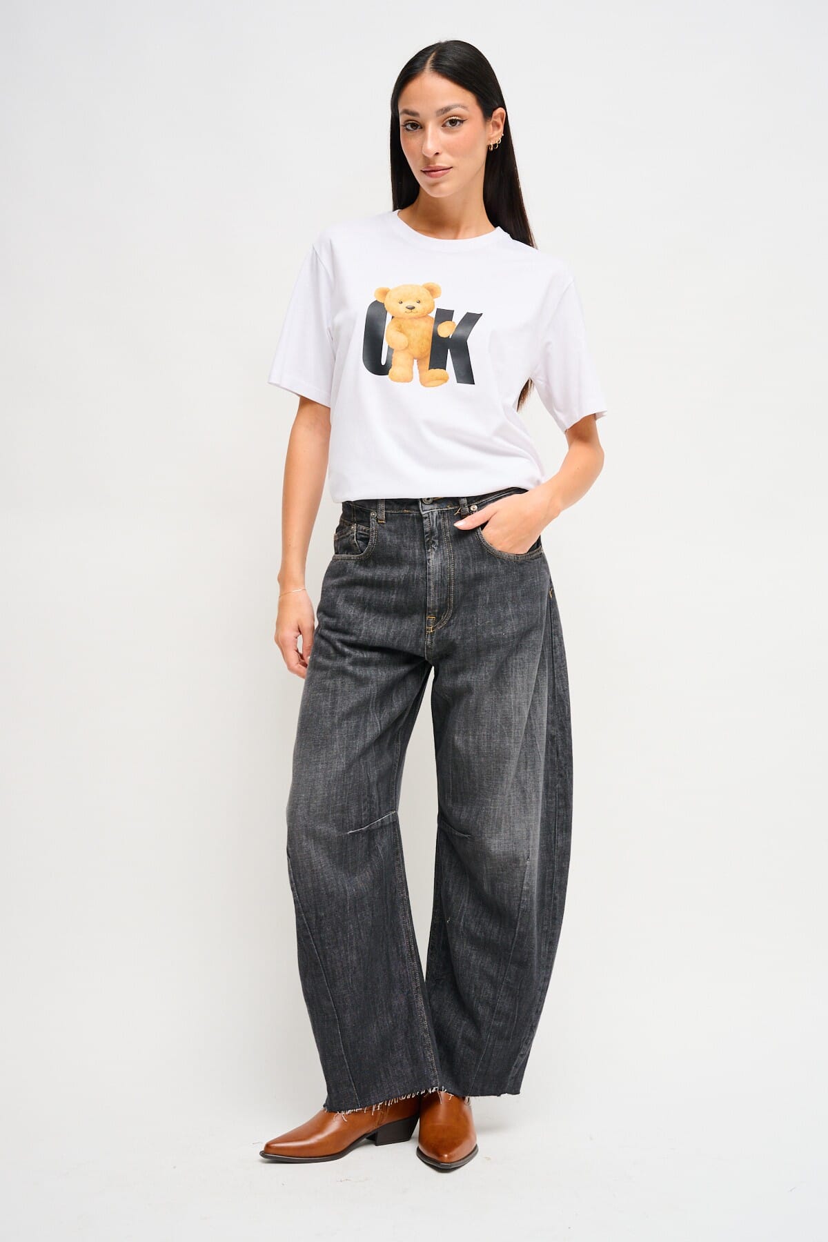 T-Shirt Casual Chic Con Stampa Maryley