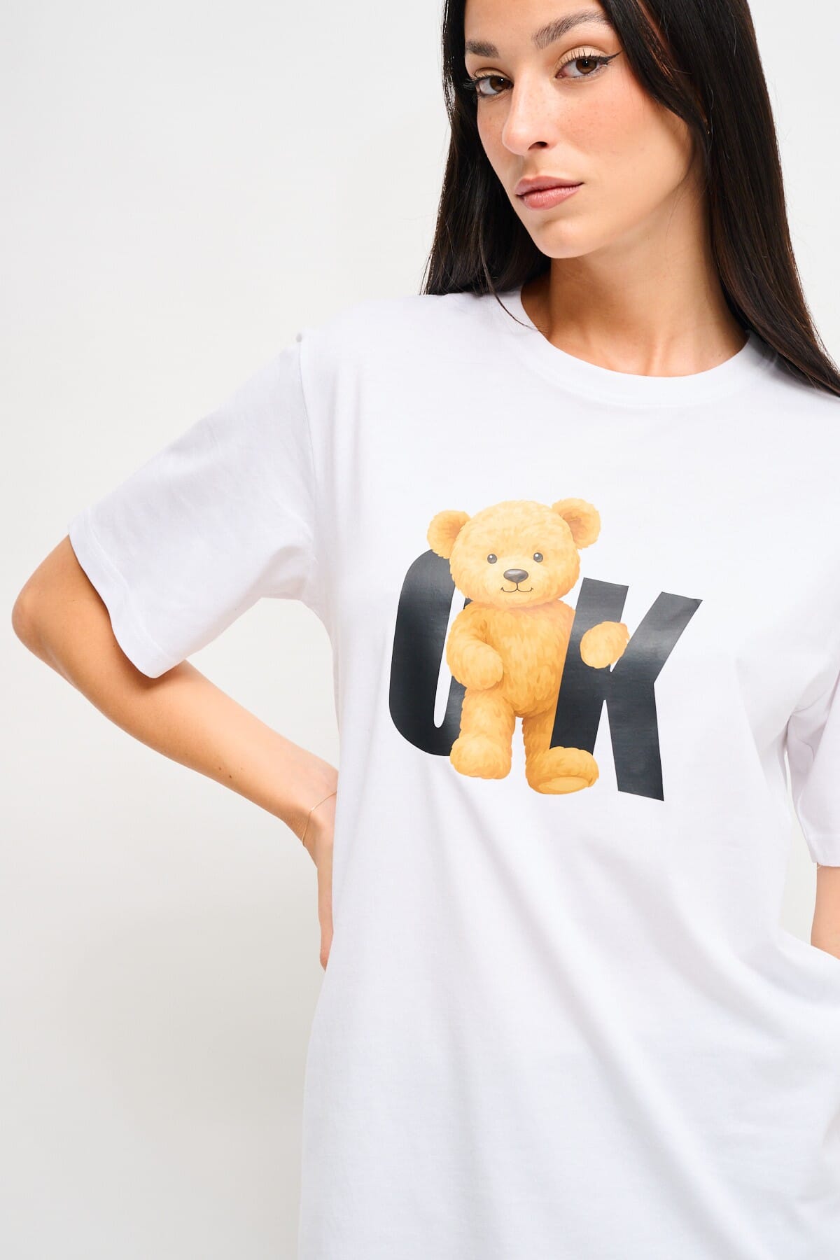 T-Shirt Casual Chic Con Stampa Maryley