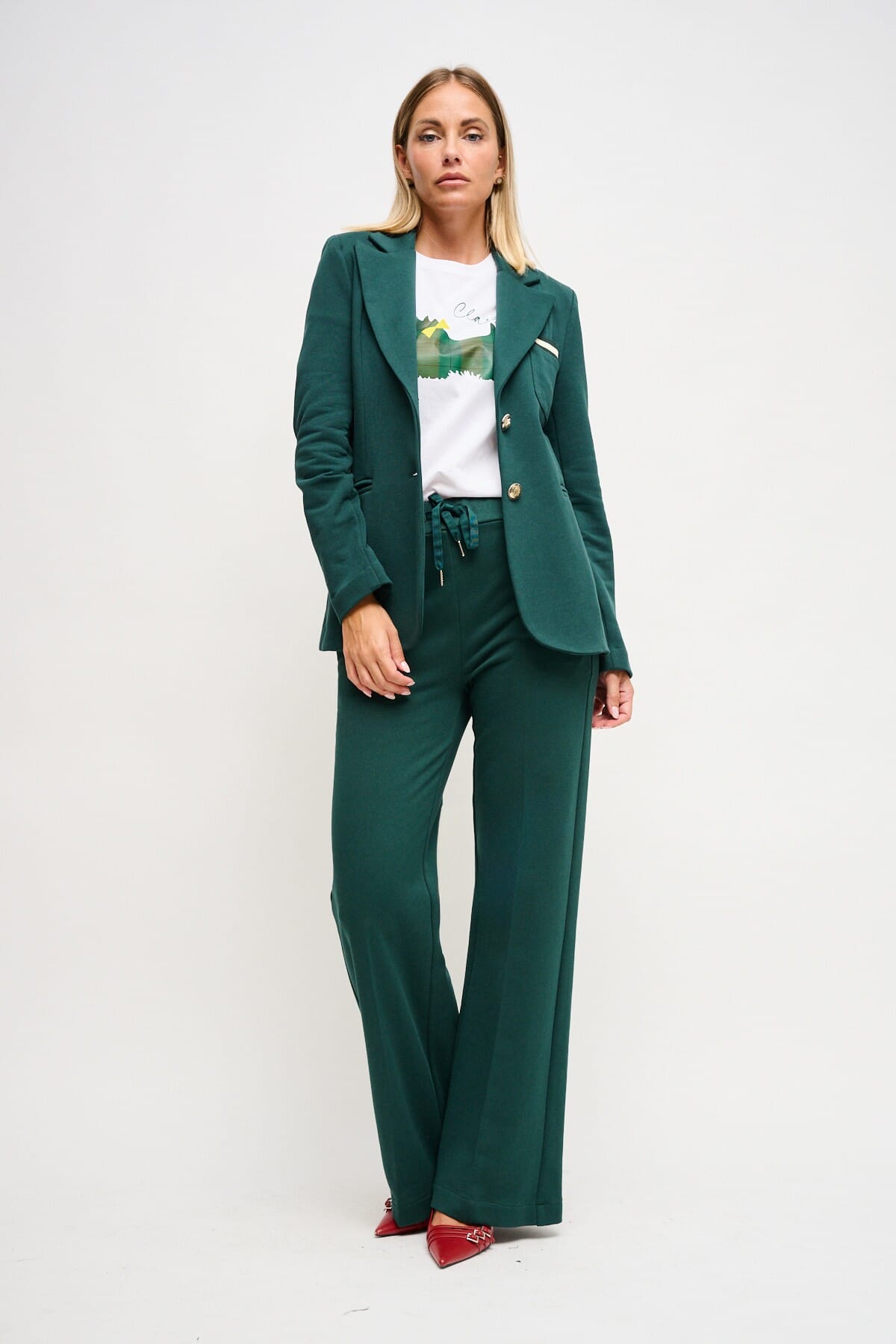 Cotton T-Shirt With Maryley Print