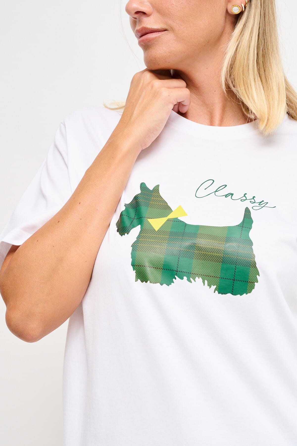 Cotton T-Shirt With Maryley Print