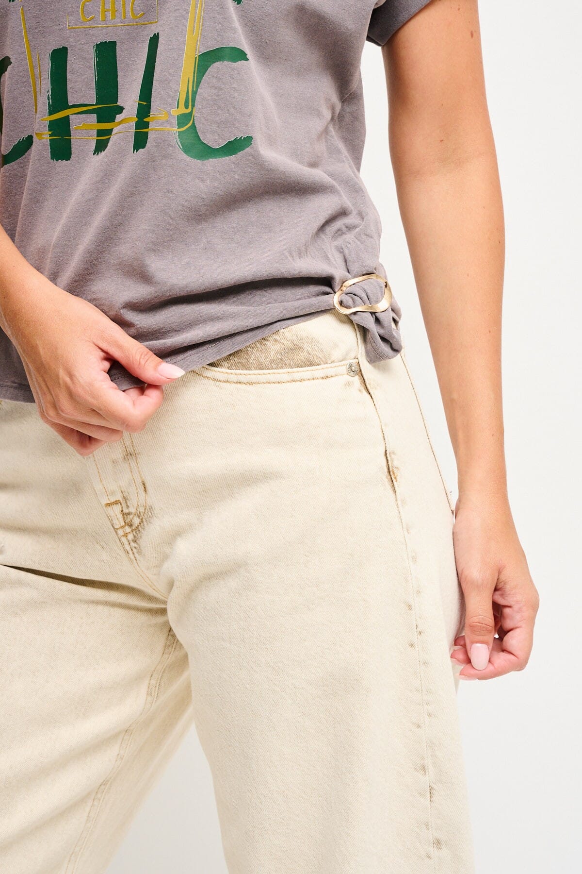 T-Shirt Casual Chic Con Stampa Maryley