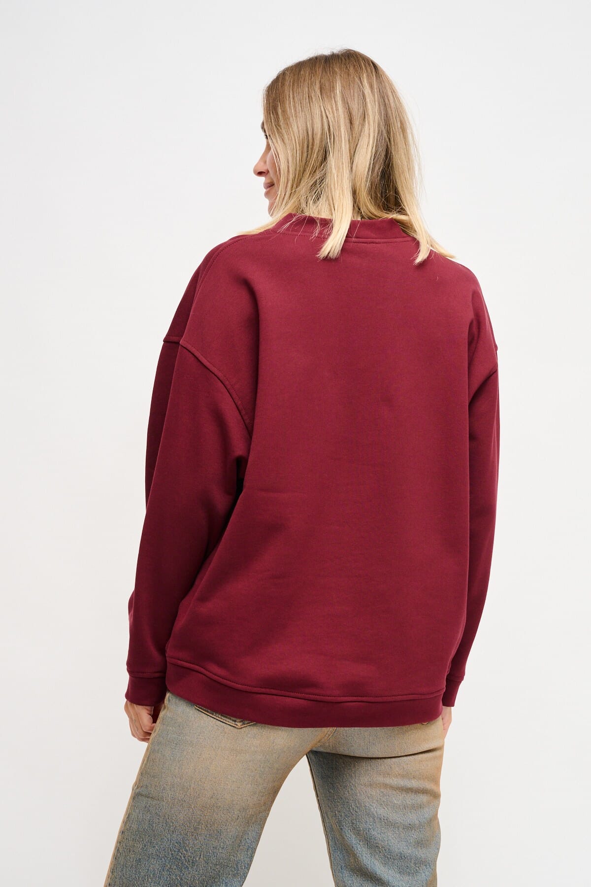 Sweatshirt en coton avec épingles à bijoux Maryley