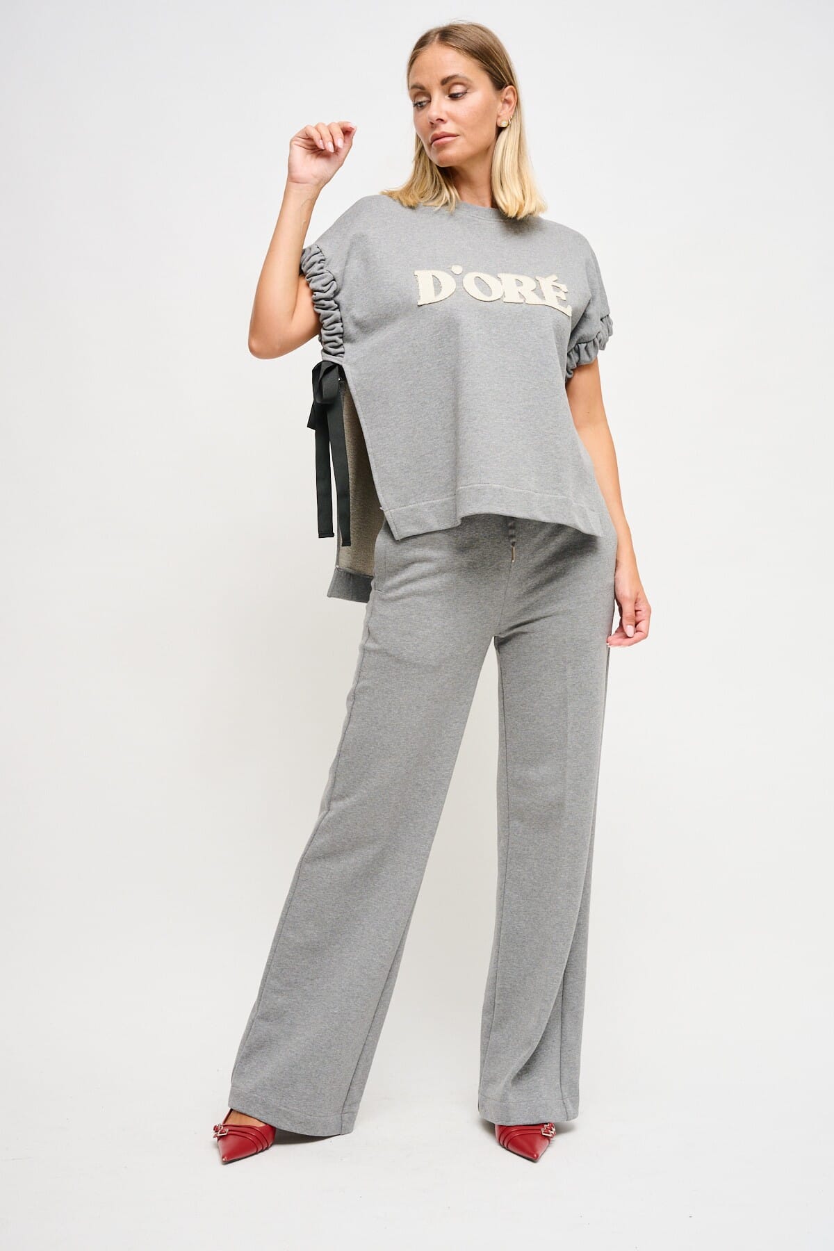 Maryley Sweatshirt sans manches avec rubans latéraux