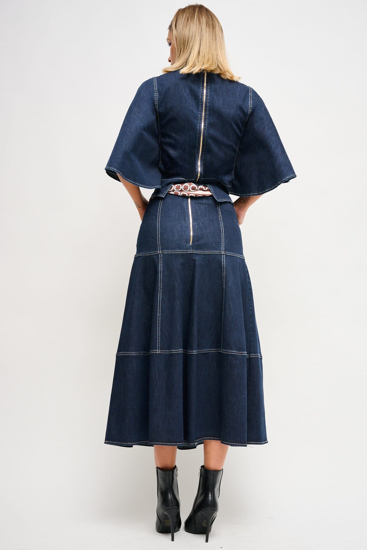 Gonna In Denim Con Fusciacca Maryley